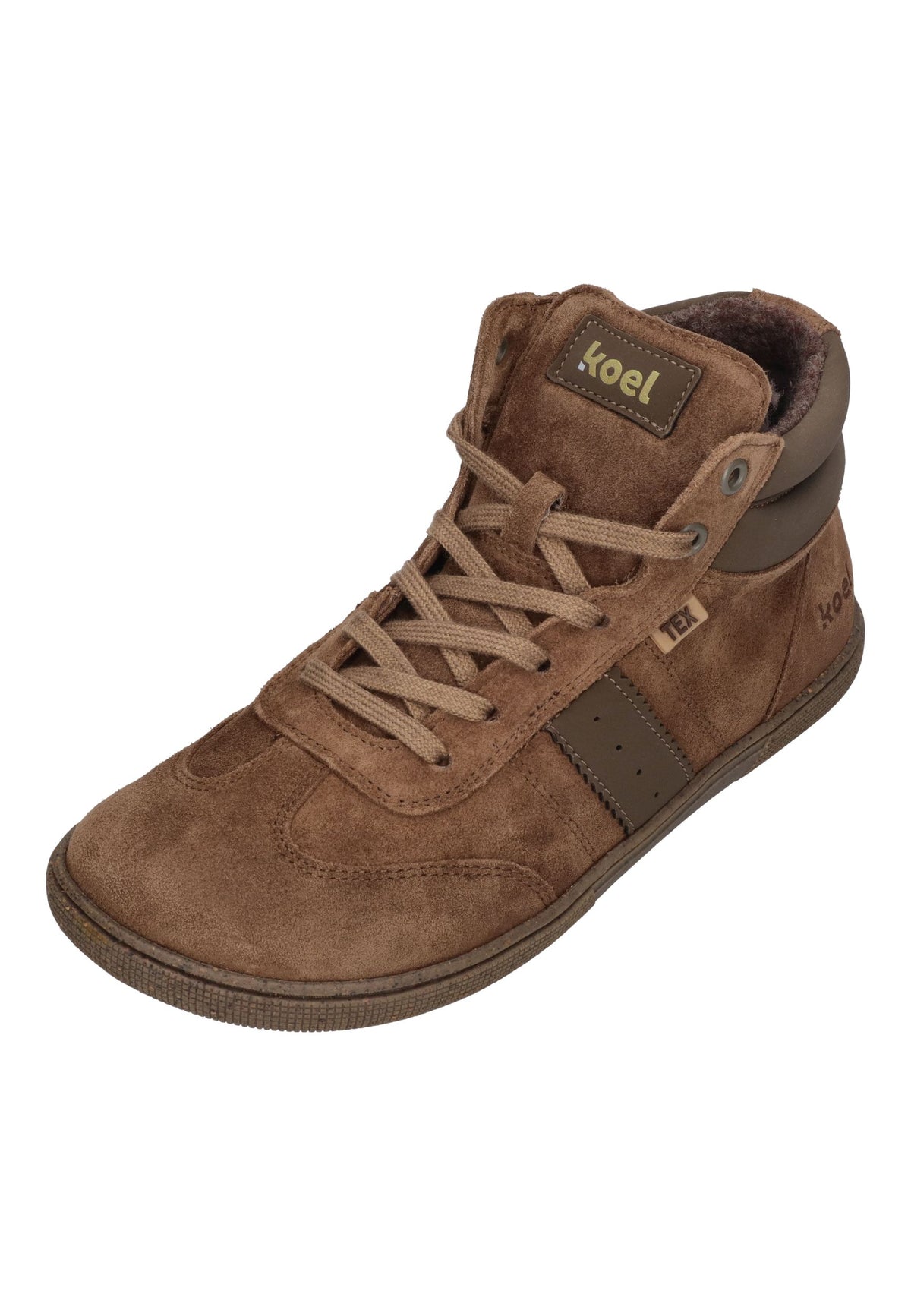 KOEL Barefoot Kinder High-Top Sneakers DREW TEX taupe