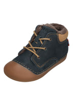 KOEL Barefoot Kinder Lauflernschuhe AVA LEATHER WOOL blue