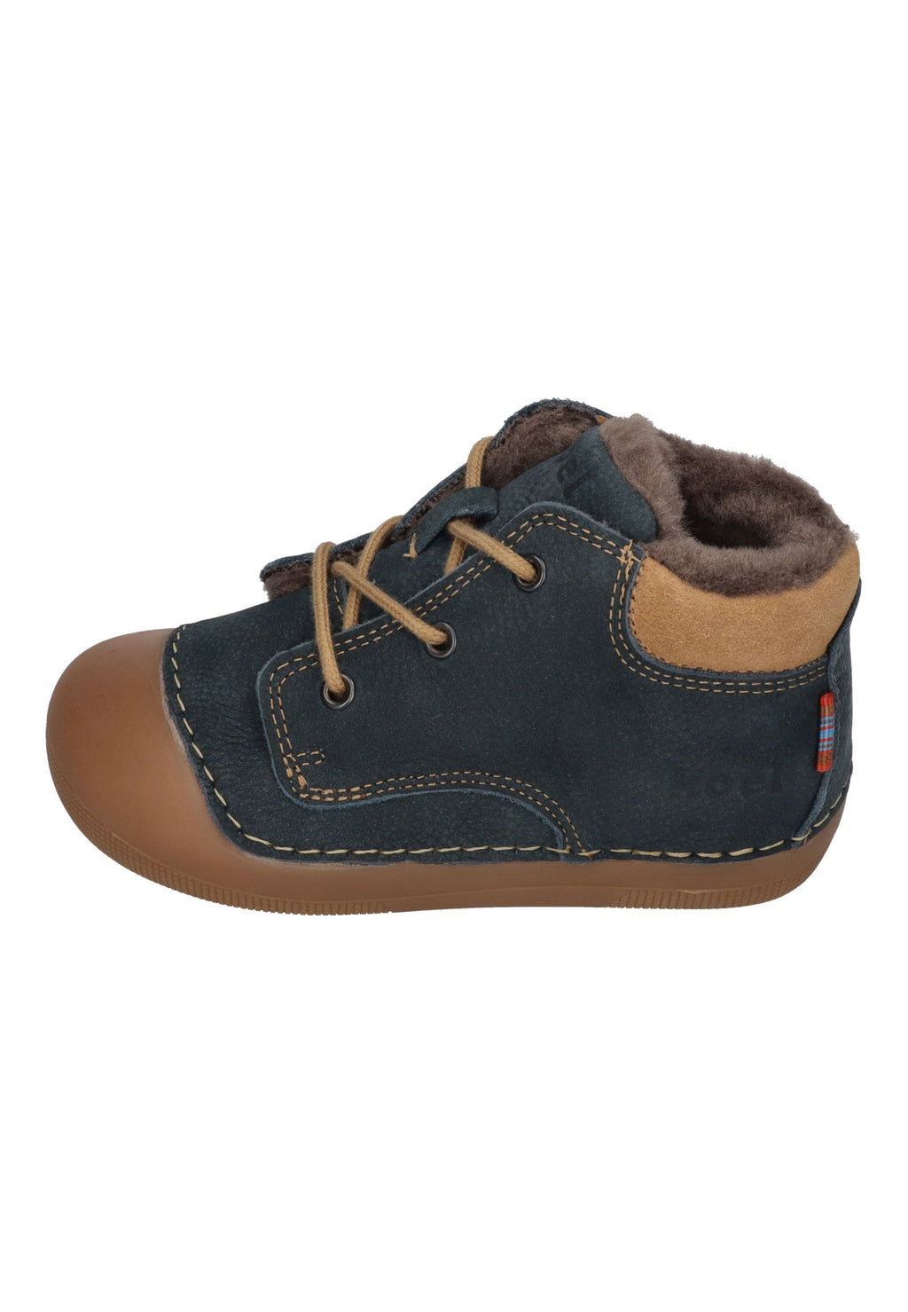 KOEL Barefoot Kinder Lauflernschuhe AVA LEATHER WOOL blue