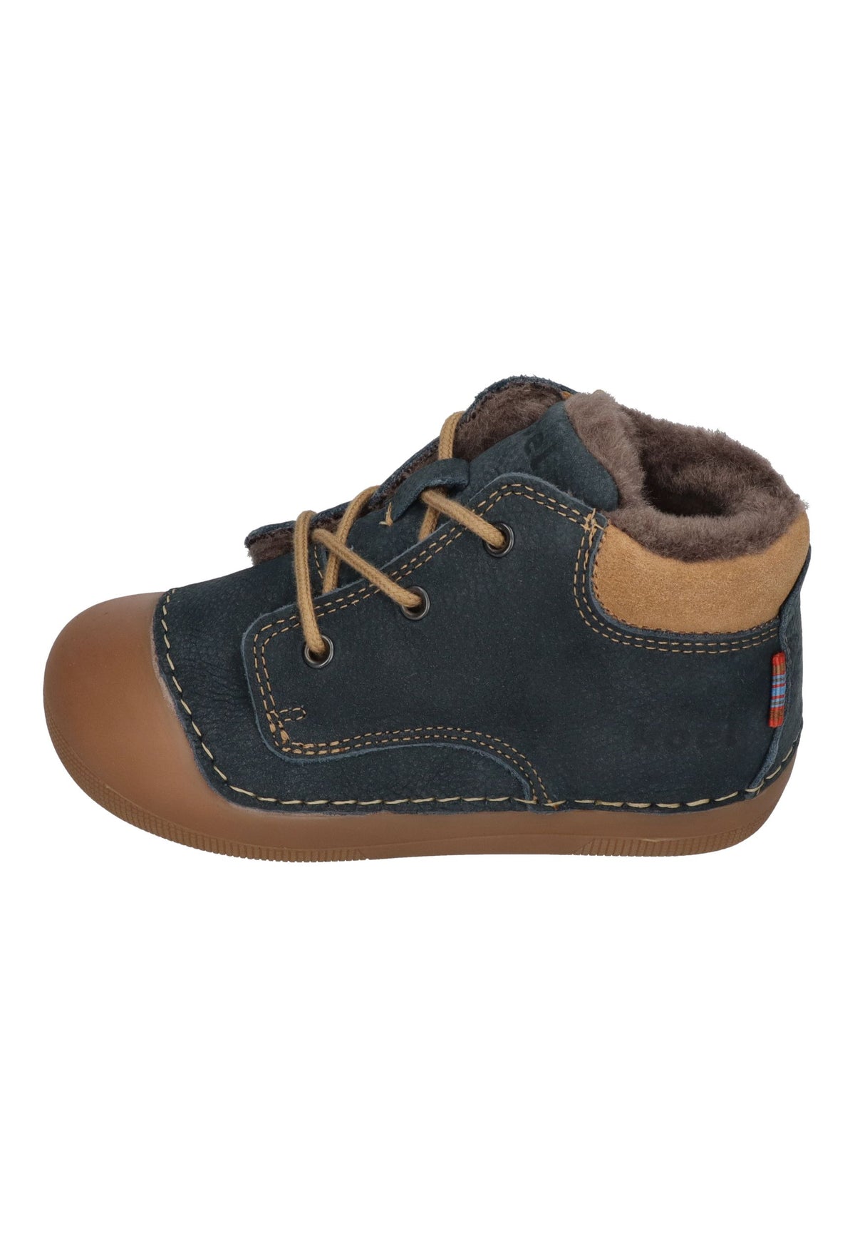 KOEL Barefoot Kinder Lauflernschuhe AVA LEATHER WOOL blue