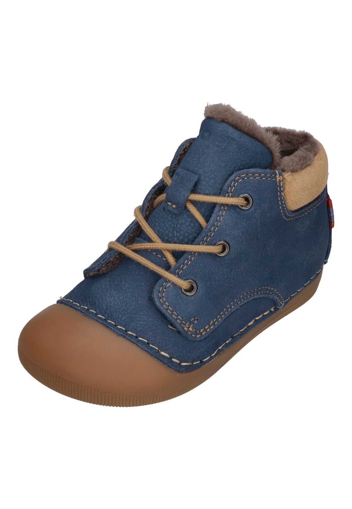 KOEL Barefoot Kinder Lauflernschuhe AVA LEATHER WOOL jeans
