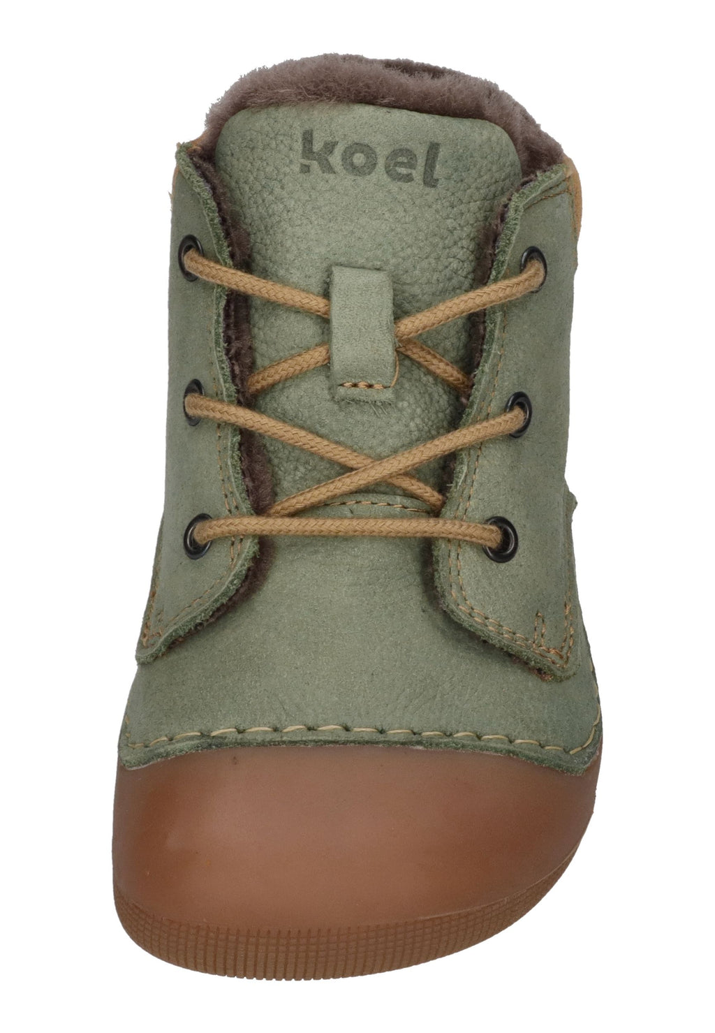 KOEL AVA LEATHER WOOL in olive, Barfuß-Boots für Kinder, Ansicht 5