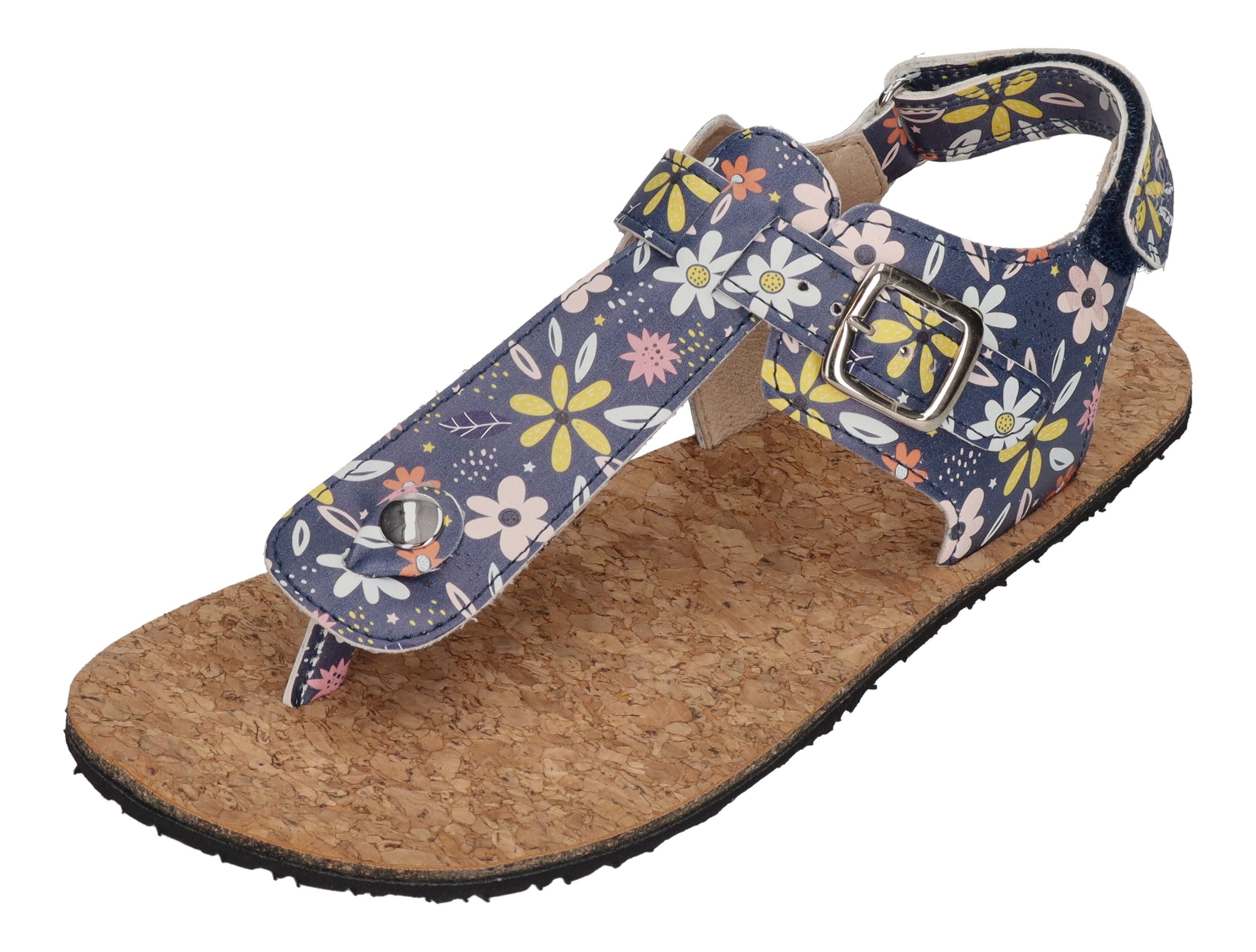 KOEL Barefoot Kinder Sandalen ABRIANA PRINT garden blue