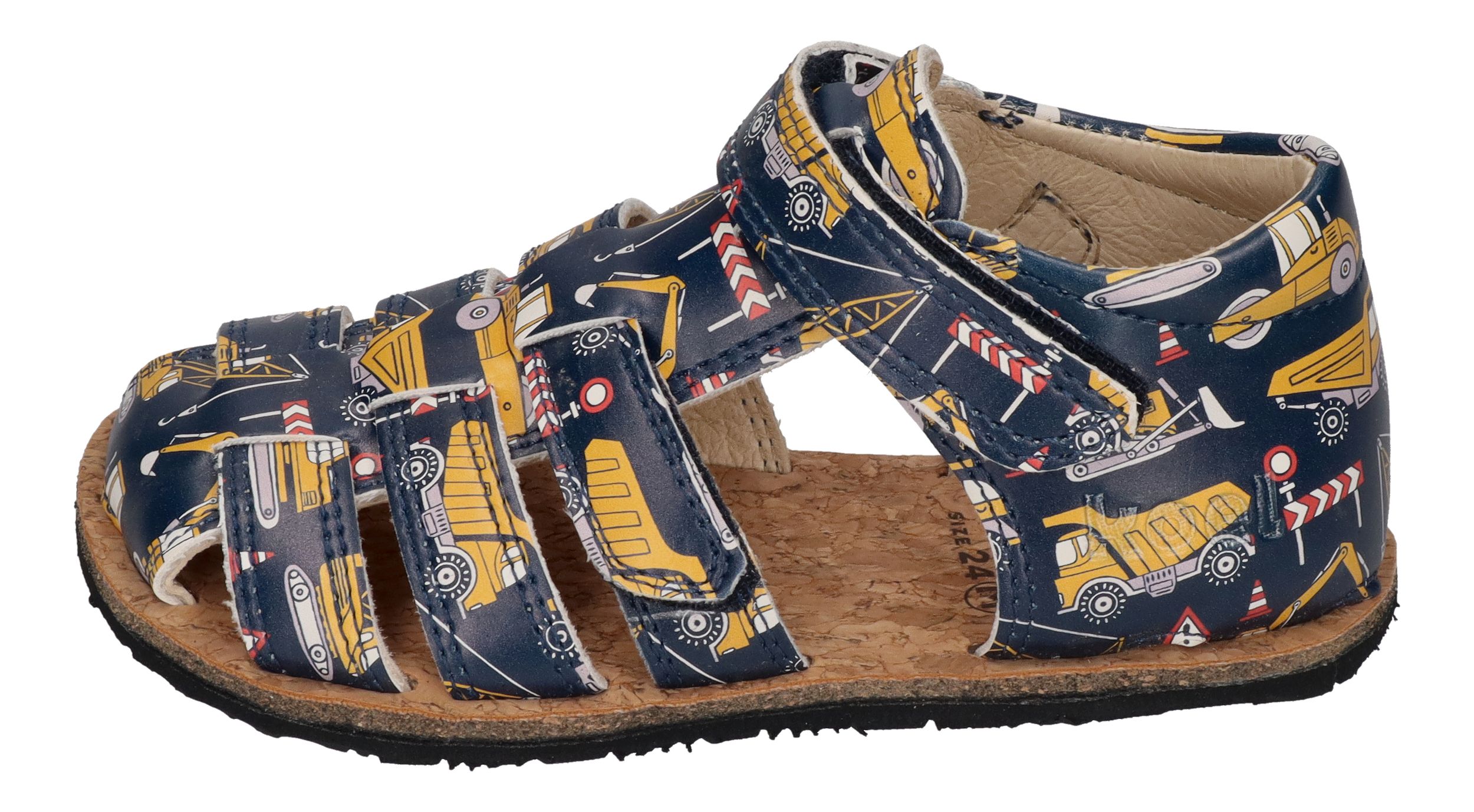KOEL Barefoot Kinder Sandalen ARIN FANTASY - tractor blue