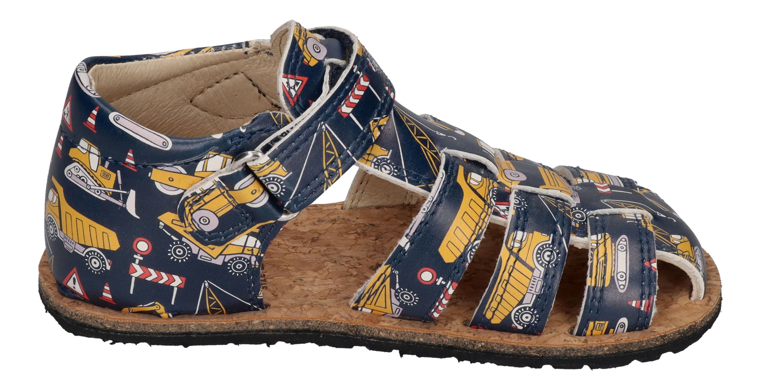 KOEL Barefoot Kinder Sandalen ARIN FANTASY - tractor blue