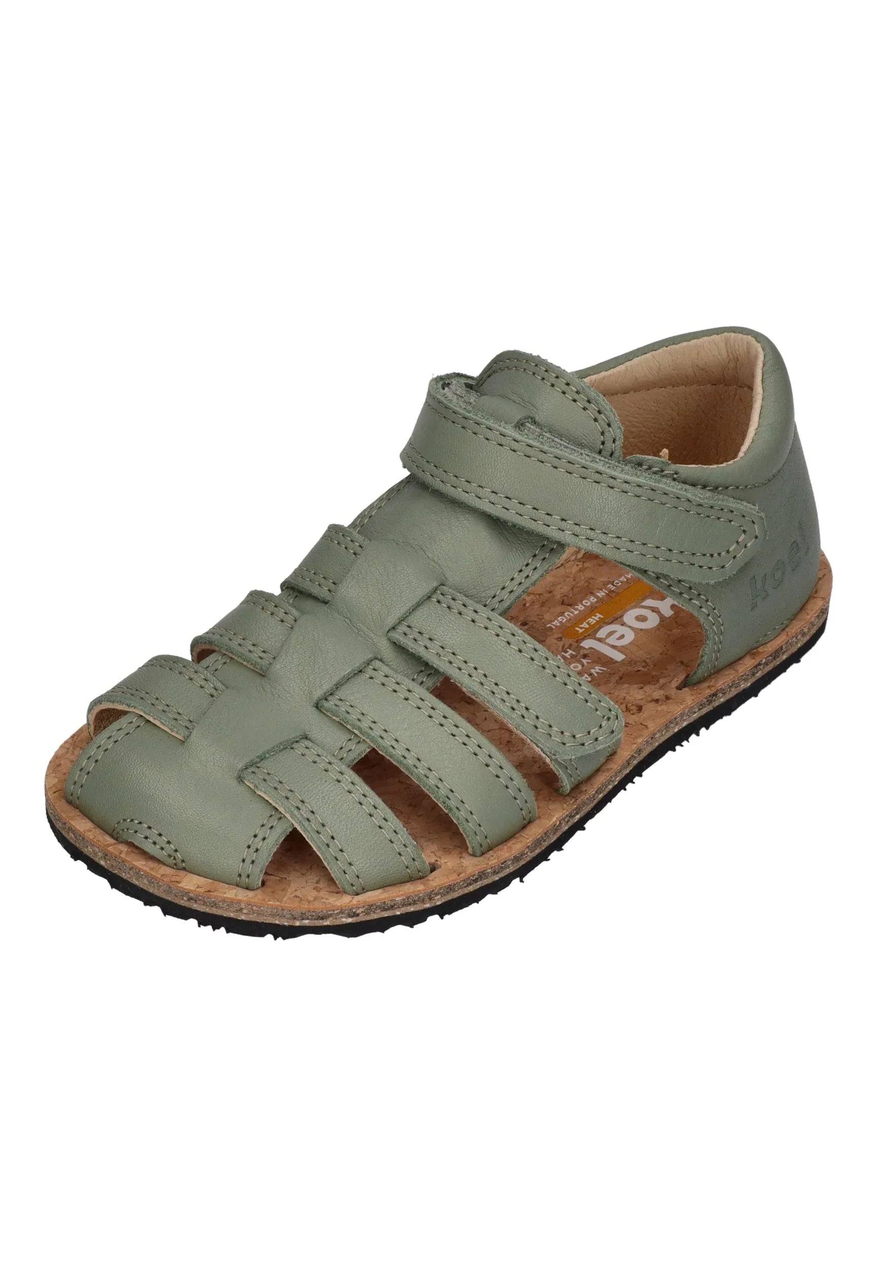 KOEL Barefoot Kinder Sandalen ARIN NAPPA olive