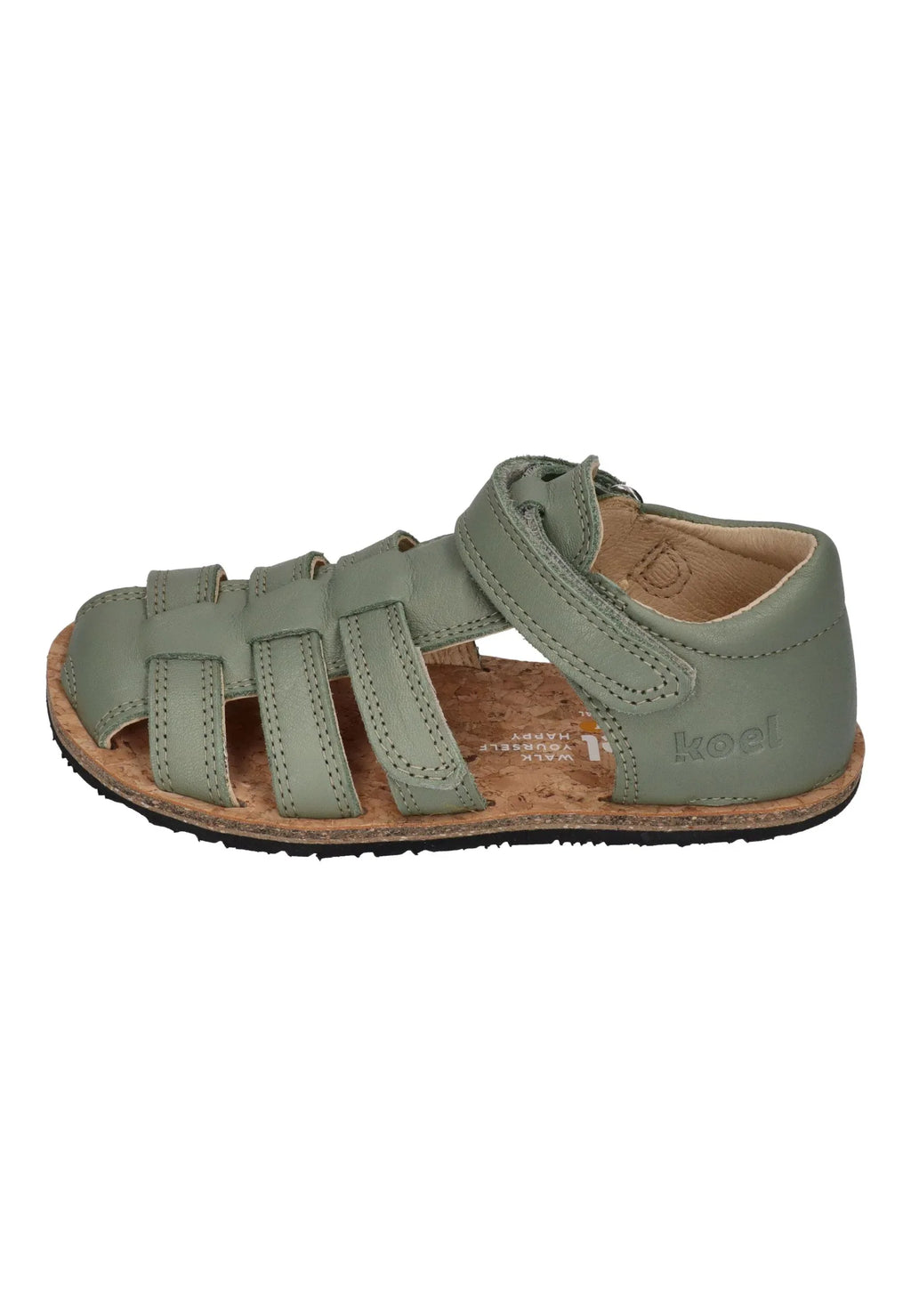 KOEL Barefoot Kinder Sandalen ARIN NAPPA olive