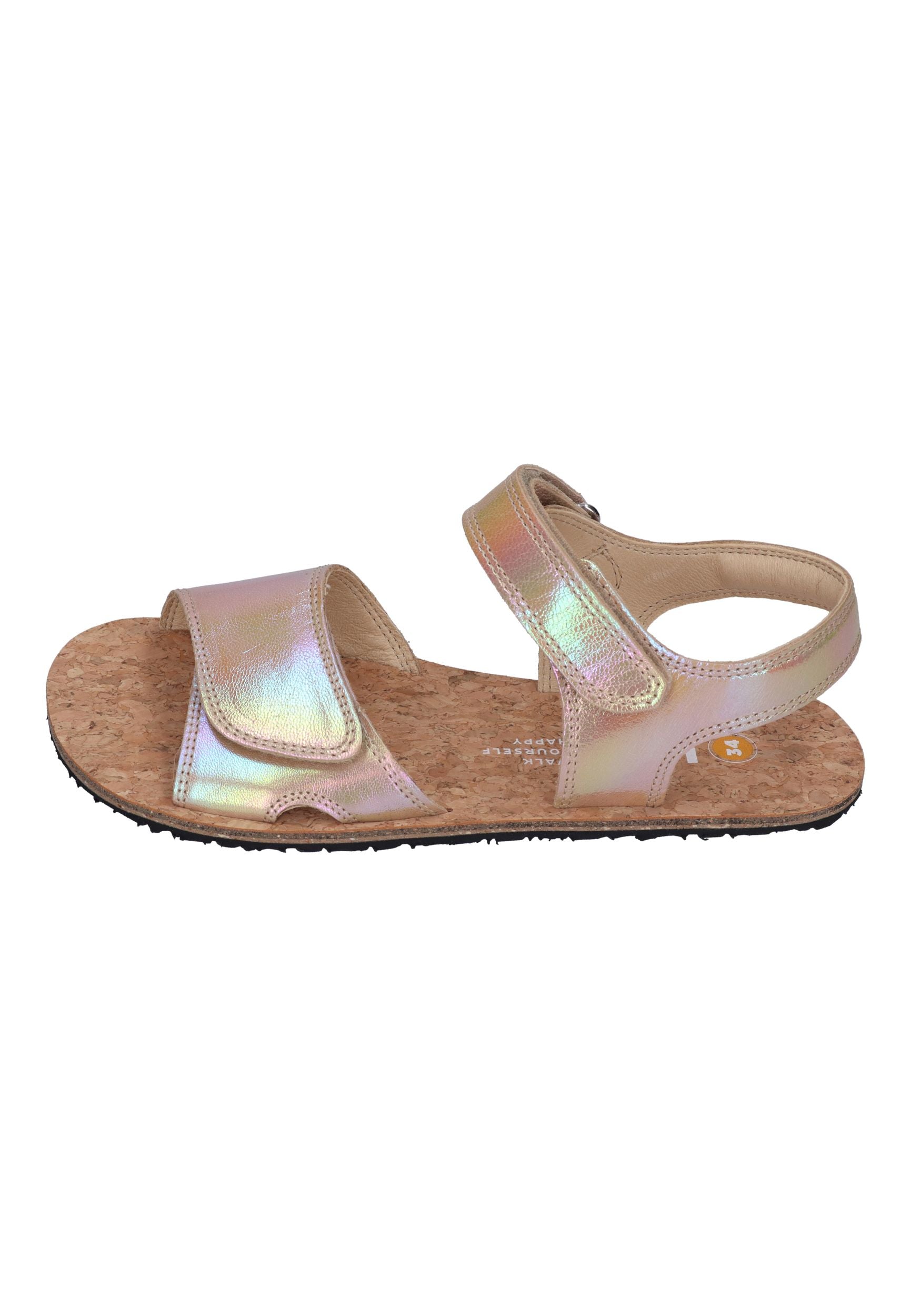 KOEL Barefoot Kinder Sandalen ASHLEY METALLIC gold