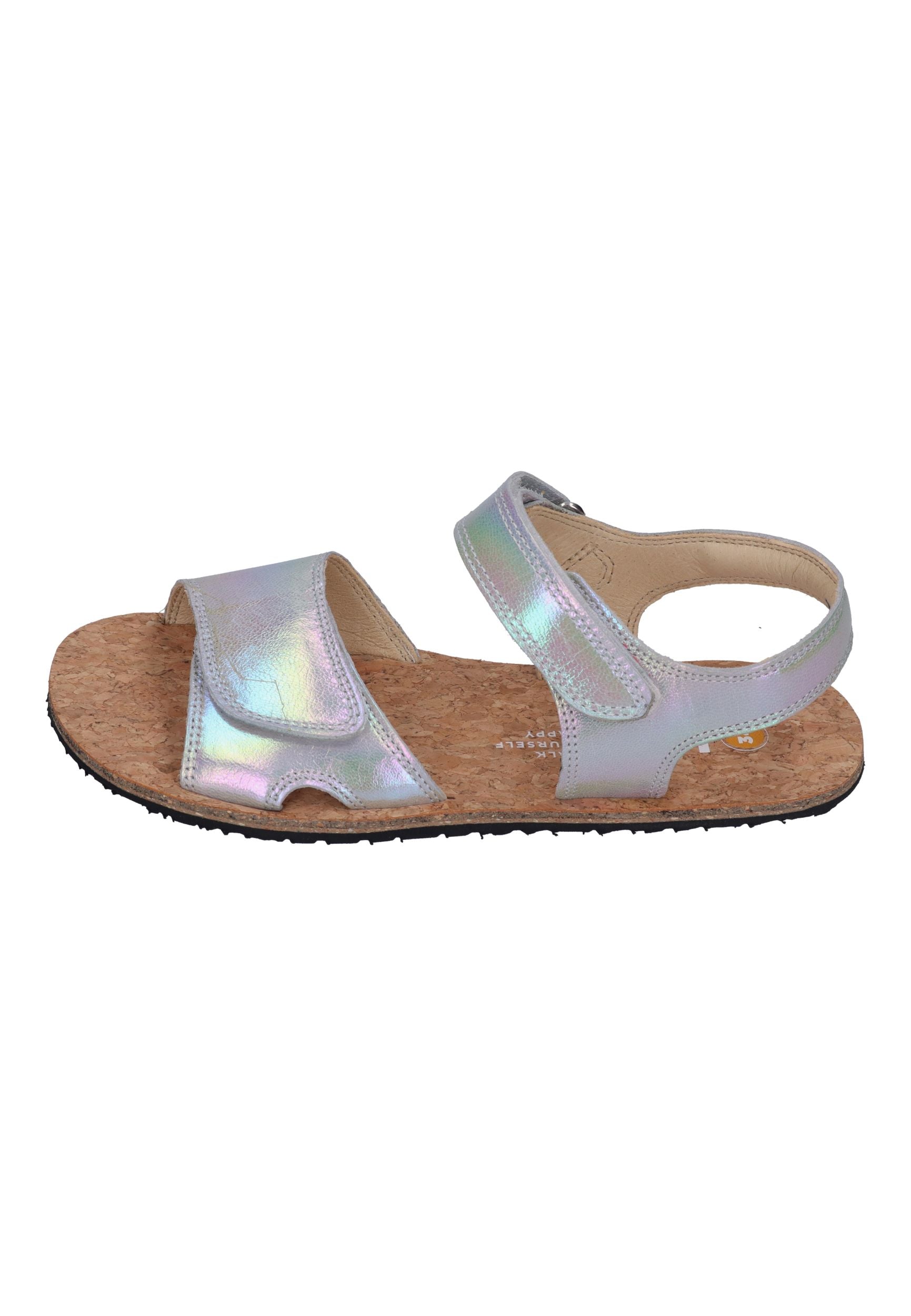 KOEL Barefoot Teenager Sandalen ASHLEY METALIC silver