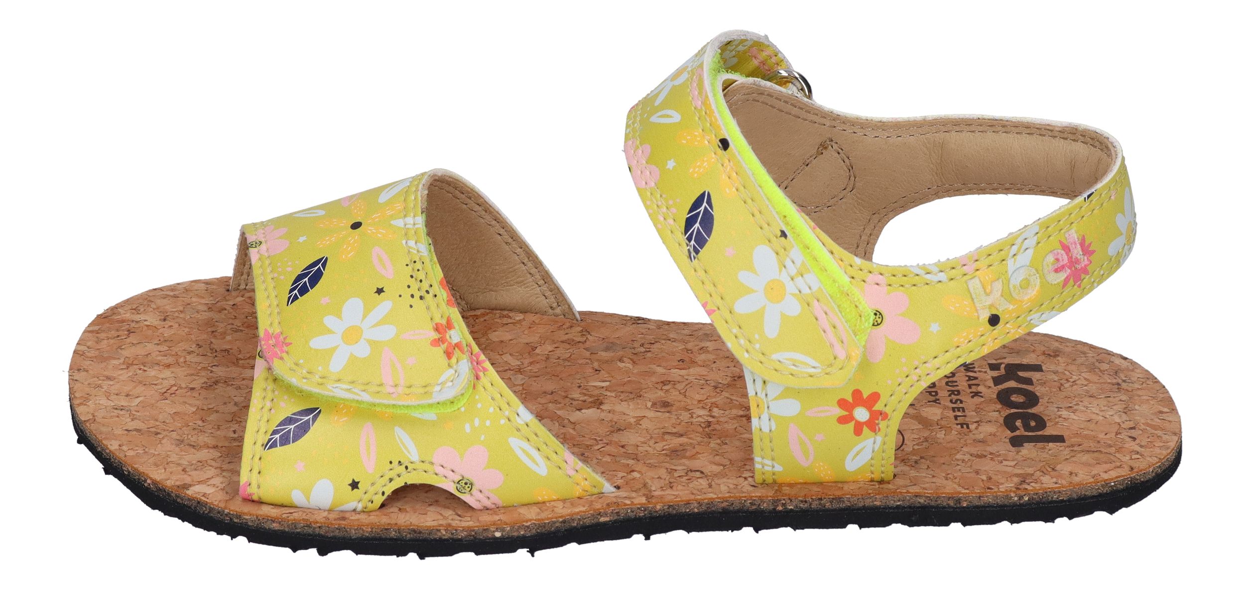 KOEL Barefoot - Teenager Sandalen - ASHLEY PRINT - lime
