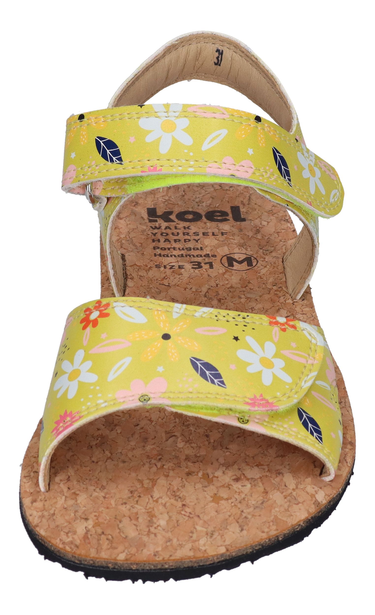 KOEL Barefoot - Kinder Sandalen - ASHLEY PRINT - lime