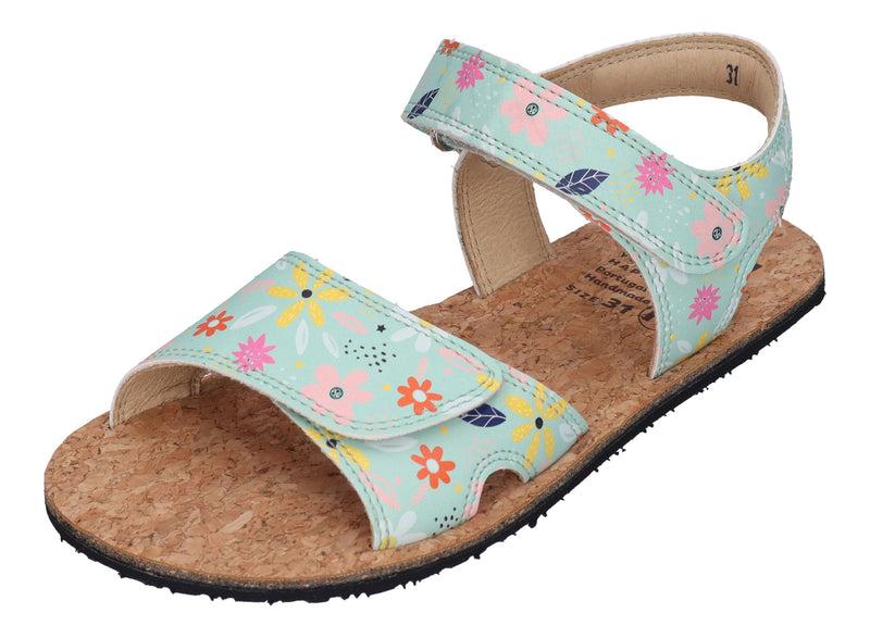 KOEL Barefoot - Teenager Sandalen - ASHLEY PRINT - mint
