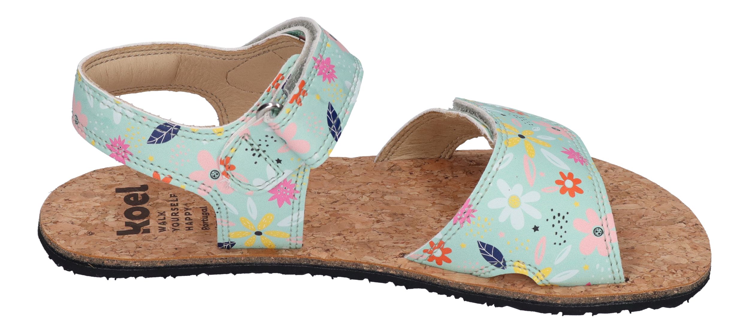 KOEL Barefoot - Kinder Sandalen - ASHLEY PRINT - mint