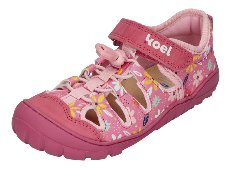 KOEL Barefoot Kinder Sandalen MADISON 2.0 PRINT Garden Coral
