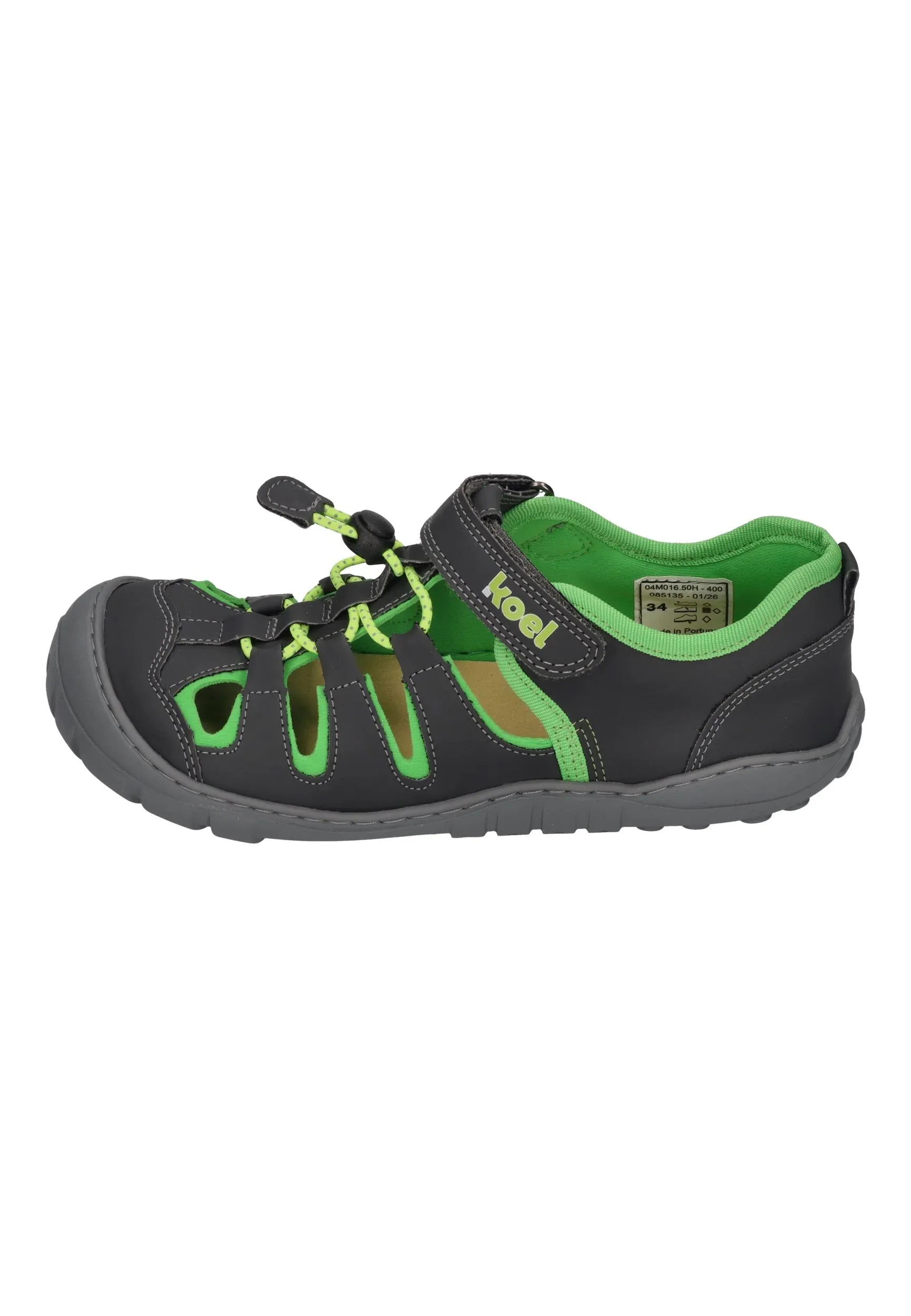 KOEL Barefoot Kinder Sandalen MADISON dark grey