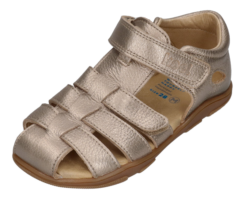 KOEL Barefoot Kinder Sandalen OLA METALIC - champagne