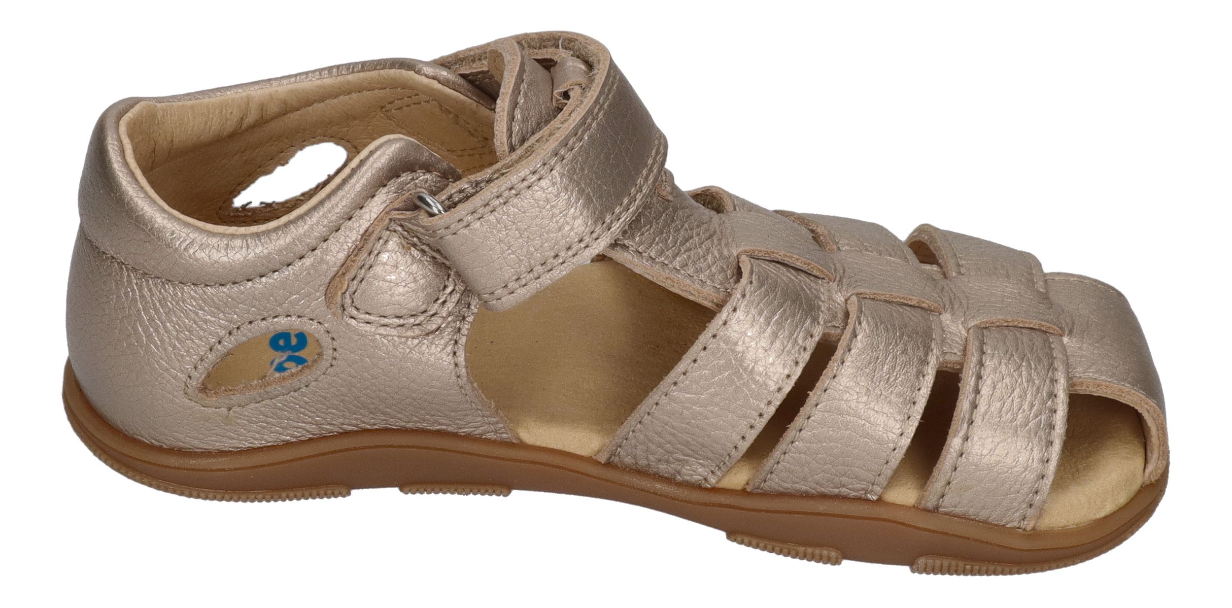 KOEL Barefoot Kinder Sandalen OLA METALIC - champagne