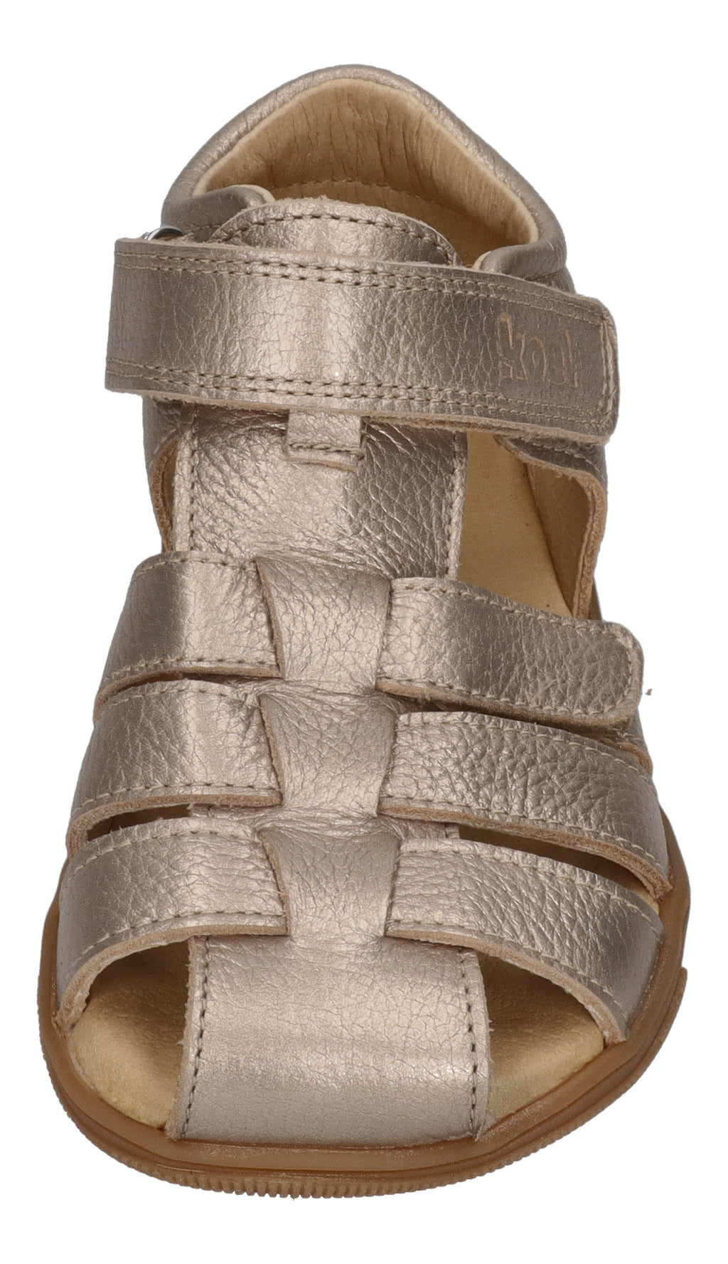 KOEL Barefoot Kinder Sandalen OLA METALIC - champagne