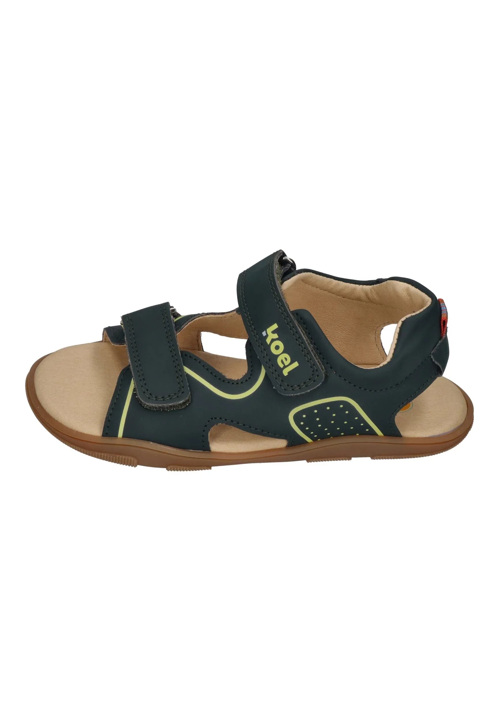 KOEL-Barefoot-Kinder-Sandalen-OVA-II-LEATHER-dark-green-2-21066 - Shoedeal