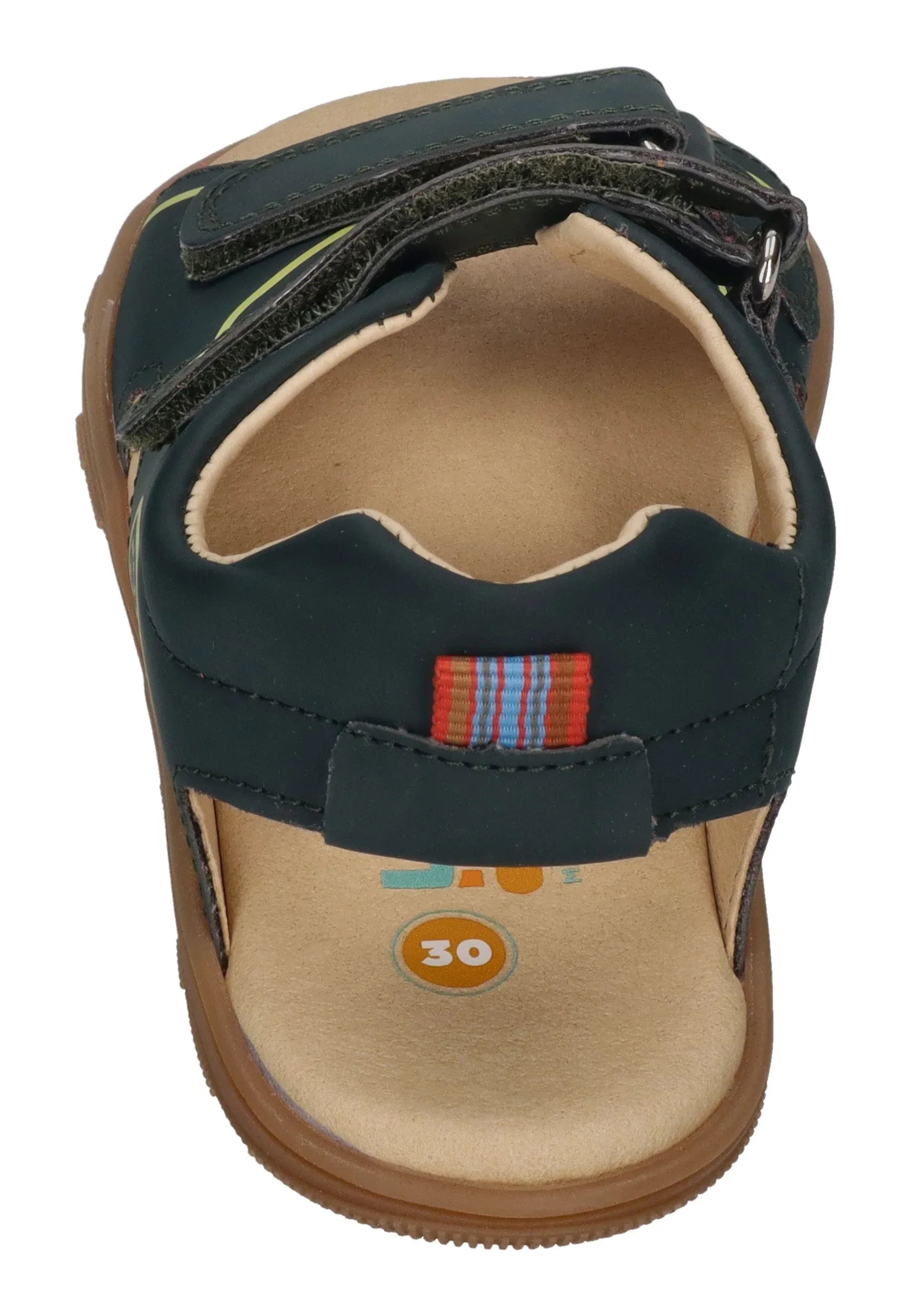 KOEL-Barefoot-Kinder-Sandalen-OVA-II-LEATHER-dark-green-3-21066 - Shoedeal