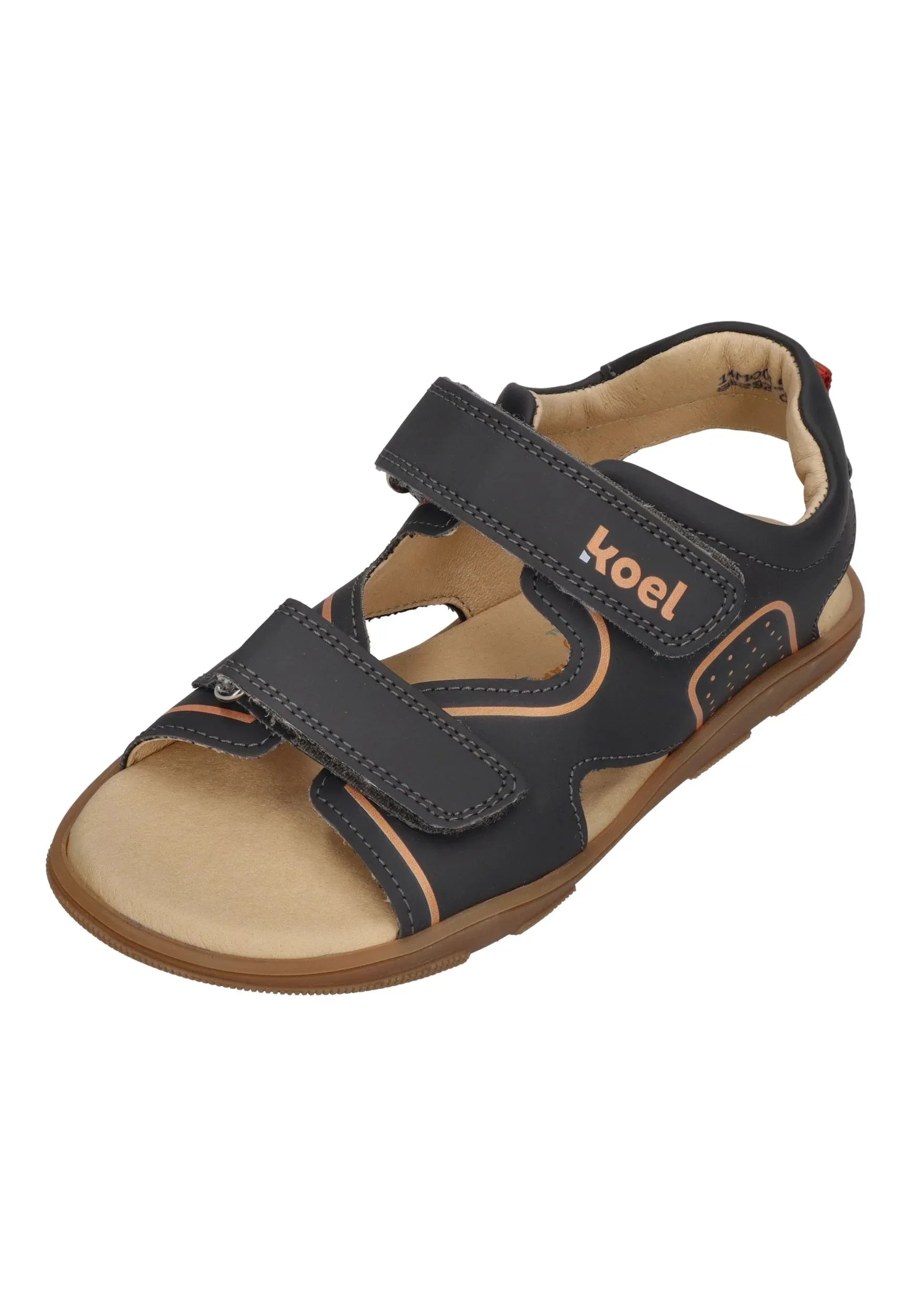 KOEL-Barefoot-Kinder-Sandalen-OVA-II-LEATHER-dark-grey-1-21067 - Shoedeal
