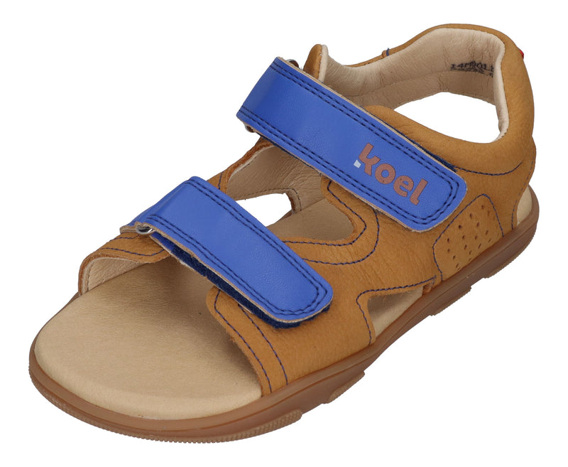 KOEL Barefoot Kinder Sandalen OVA - cognac