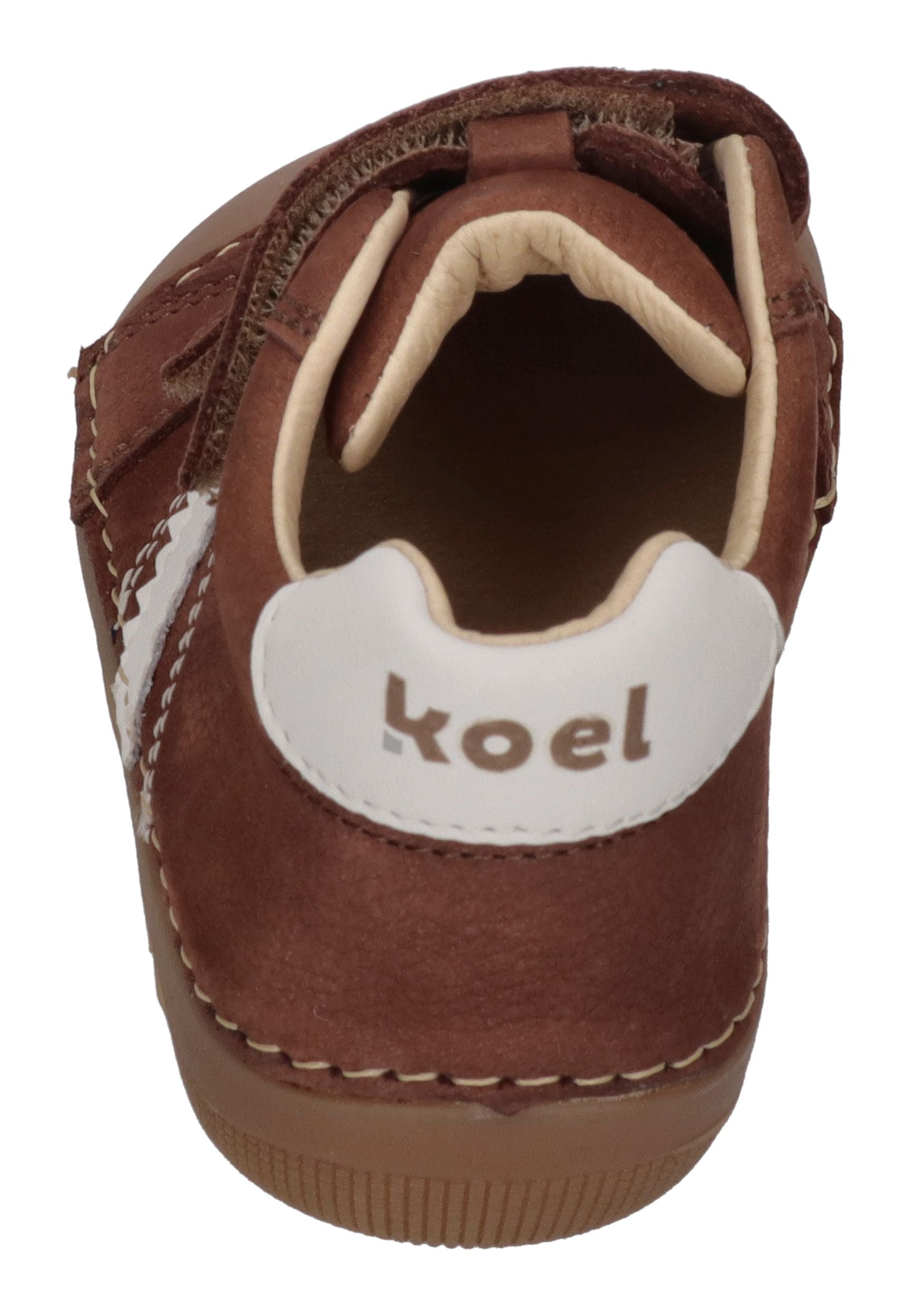 KOEL Barefoot Kinder Sneakers ARCHIE LEATHER 3.0 chocolate - von hinten