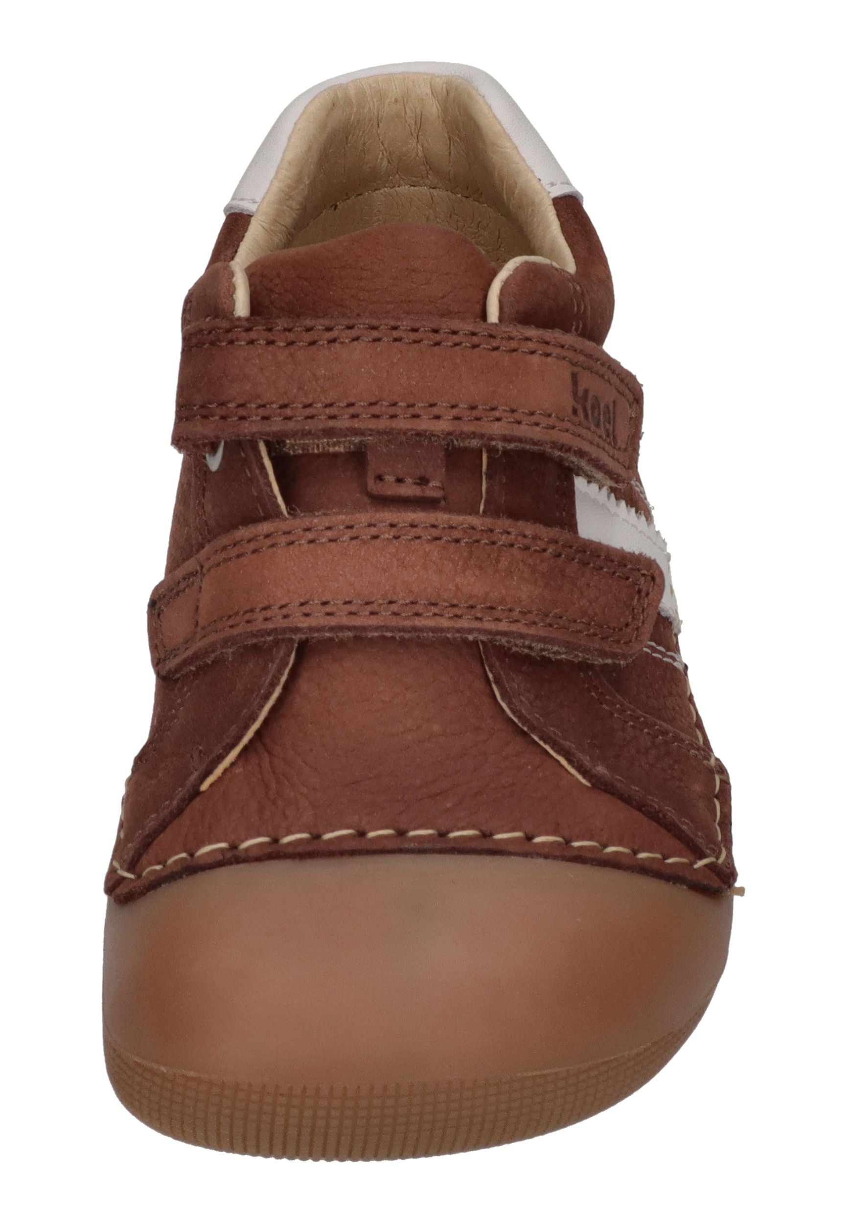 KOEL Barefoot Kinder Sneakers ARCHIE LEATHER 3.0 chocolate - von vorn