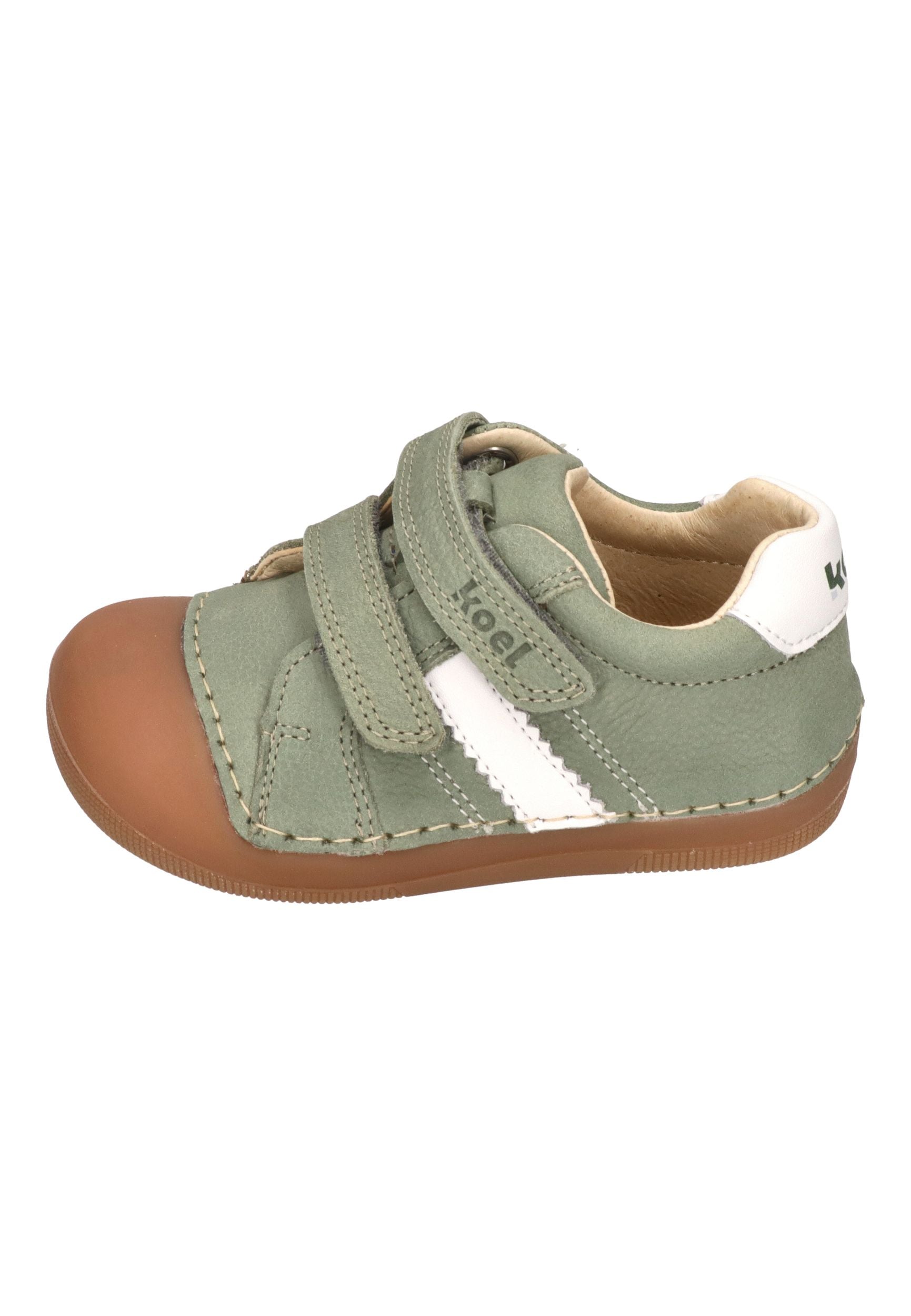 KOEL Barefoot Kinder Sneakers ARCHIE LEATHER 3.0 olive - von links