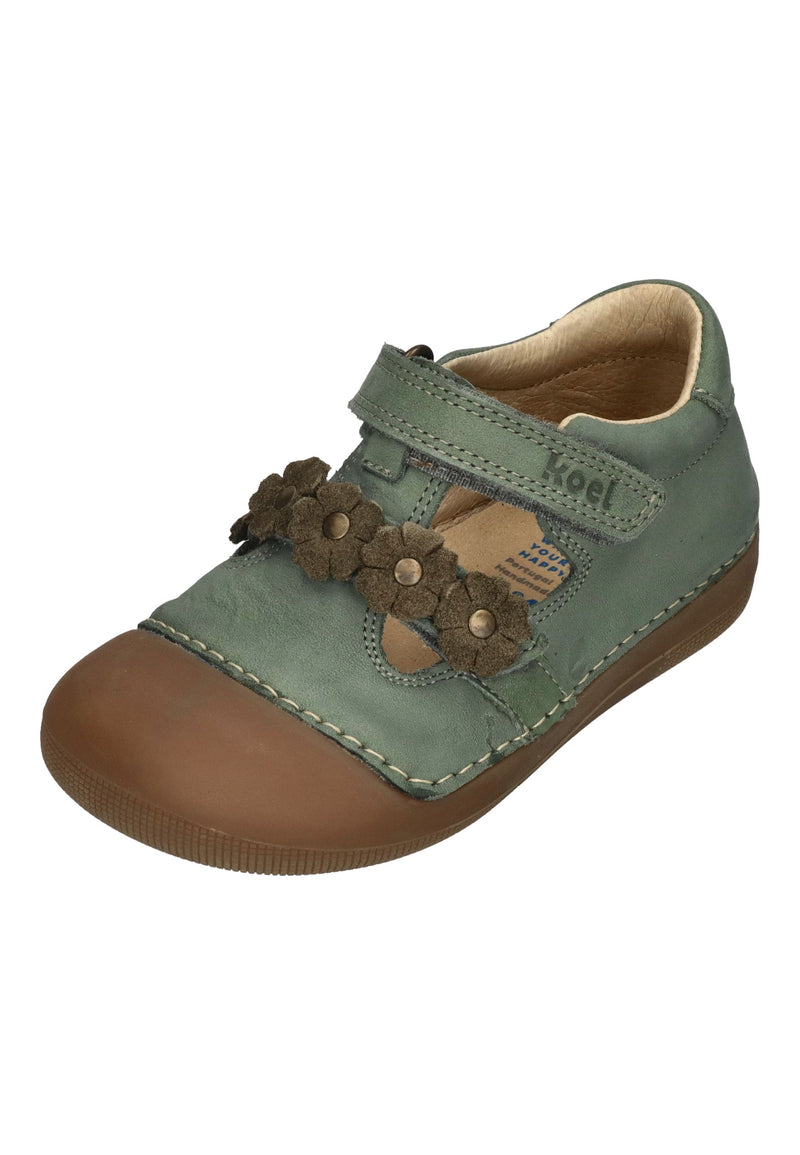 KOEL Barefoot Kinder Sneakers ARIA LEATHER olive