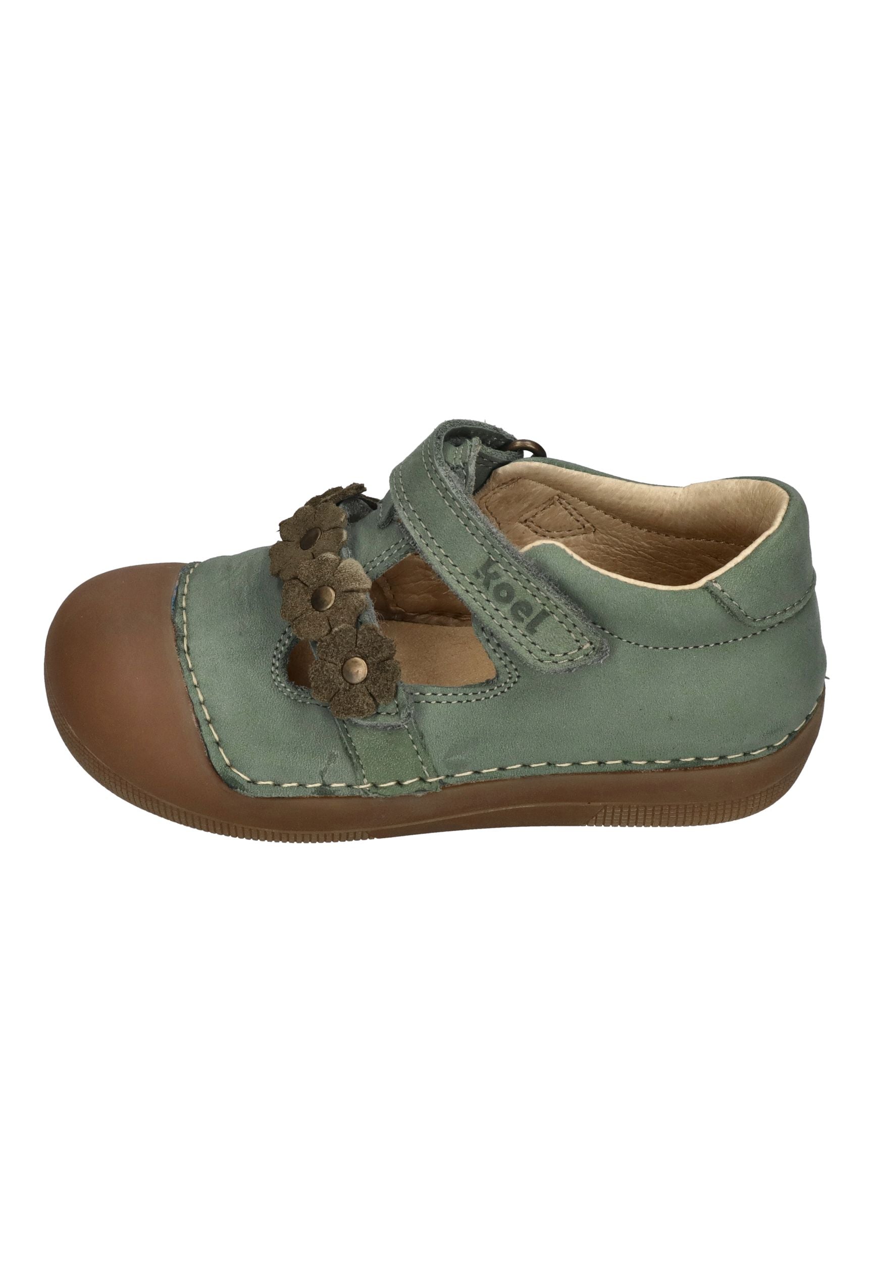 KOEL Barefoot Kinder Sneakers ARIA LEATHER olive