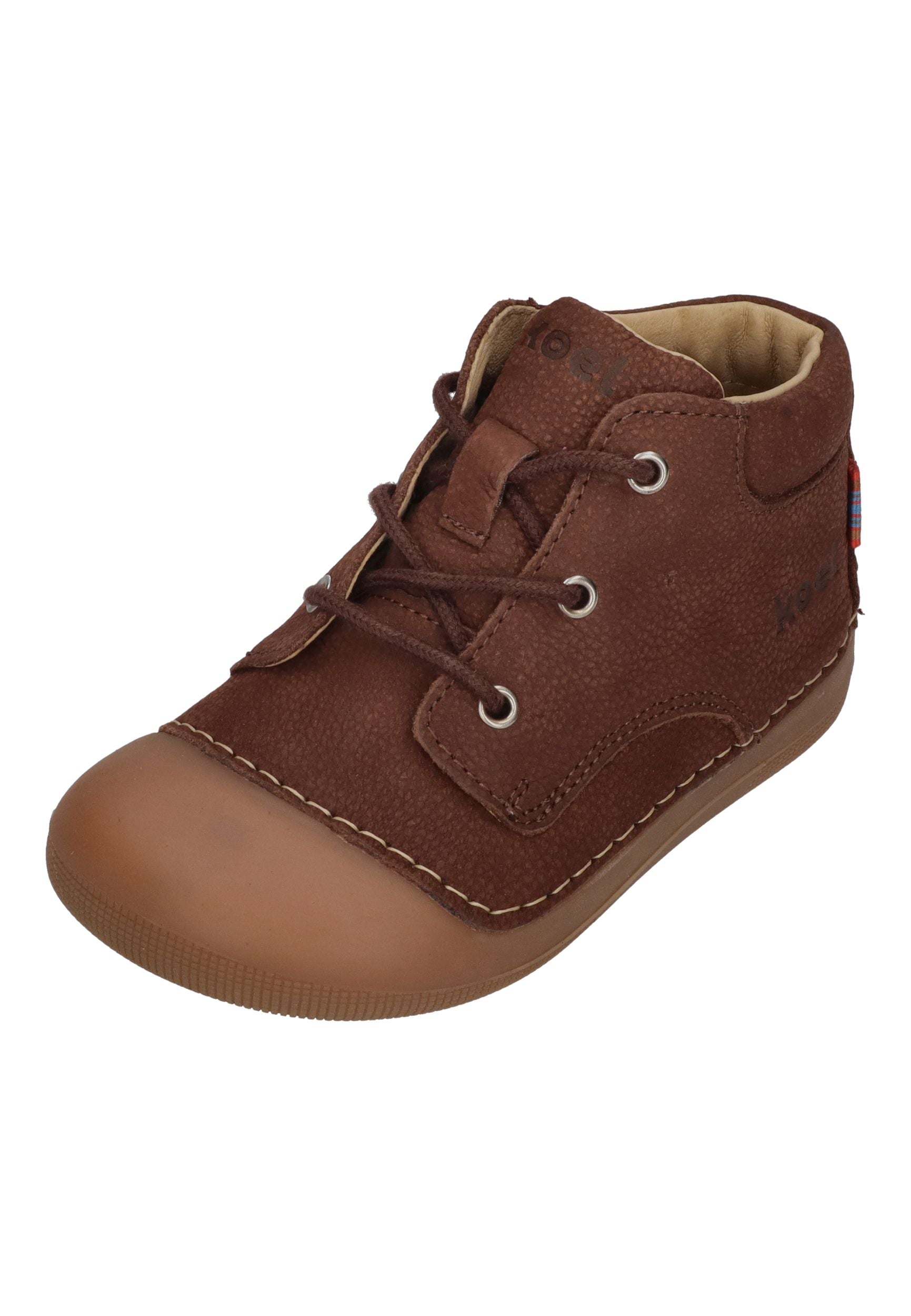 KOEL Barefoot Kinder Sneakers AVERIY LEATHER chocolate