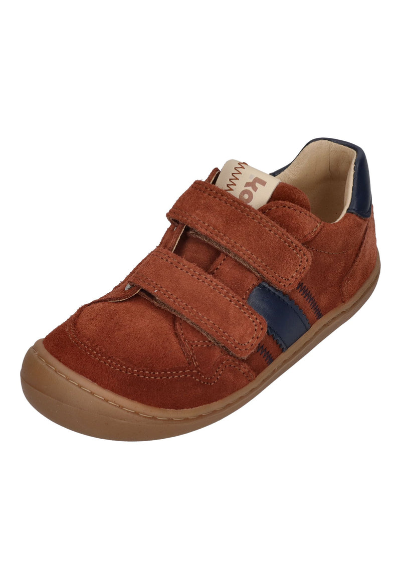 KOEL Barefoot Kinder Sneakers BALI SUEDE 3.0 cognac