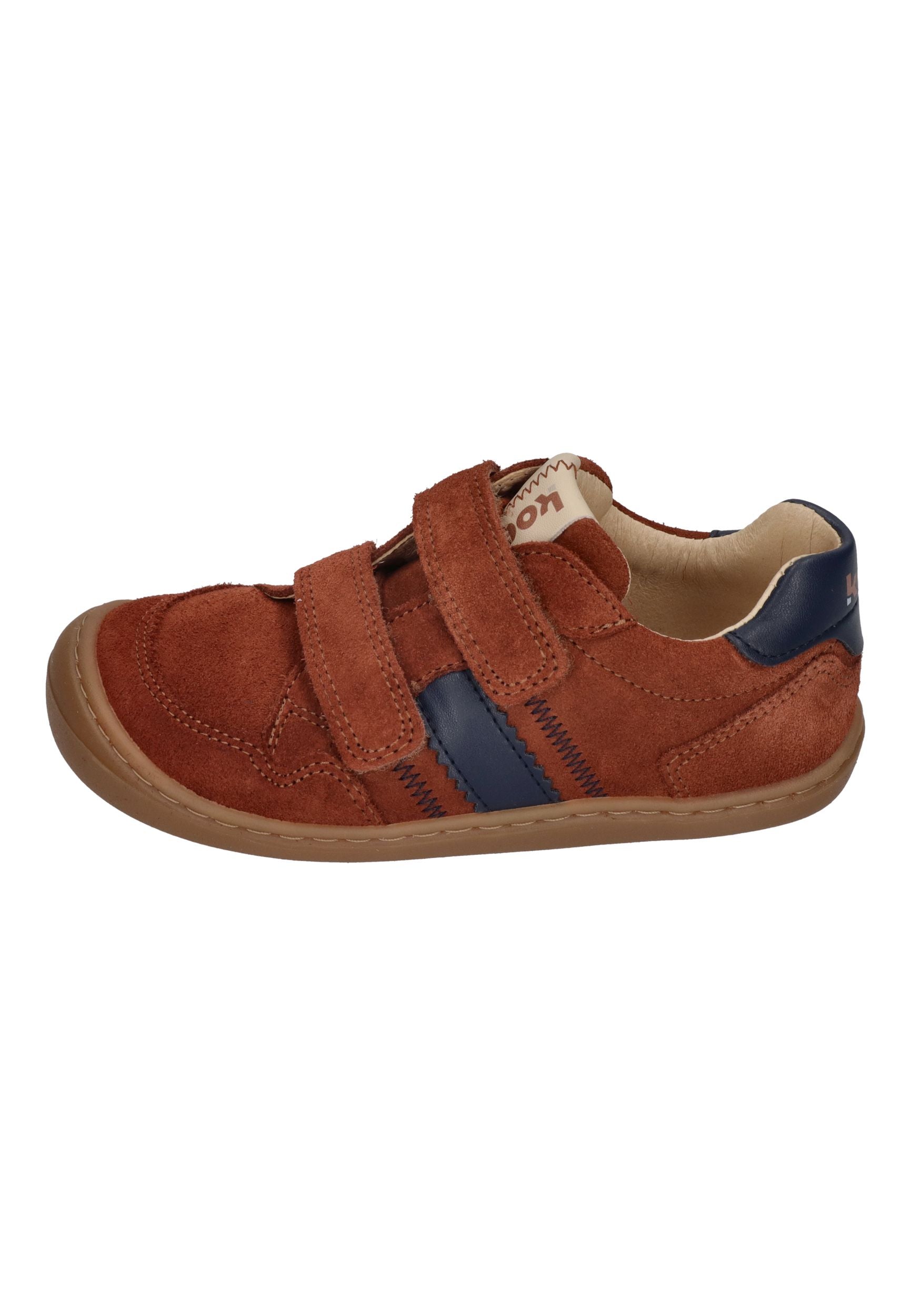 KOEL Barefoot Kinder Sneakers BALI SUEDE 3.0 cognac