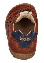 KOEL Barefoot Kinder Sneakers BALI SUEDE 3.0 cognac