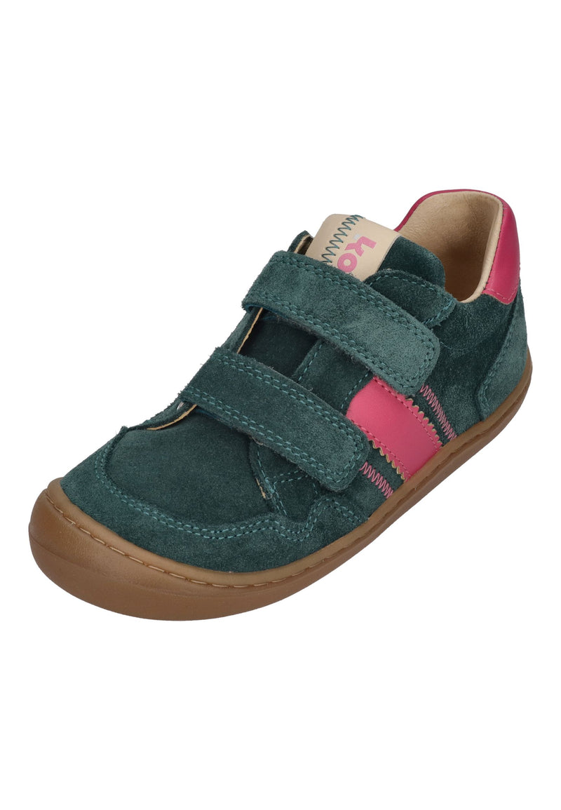 KOEL Barefoot Kinder Sneakers BALI SUEDE 3.0 turquoise