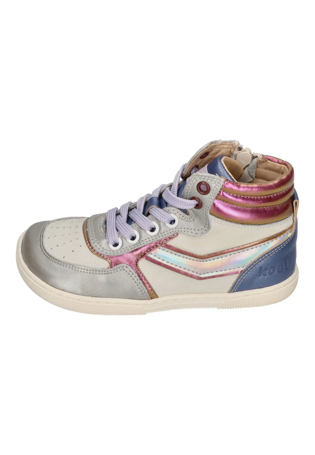 KOEL Barefoot Teenager Sneakers DANISH MATALIC 900 silver - Shoedeal