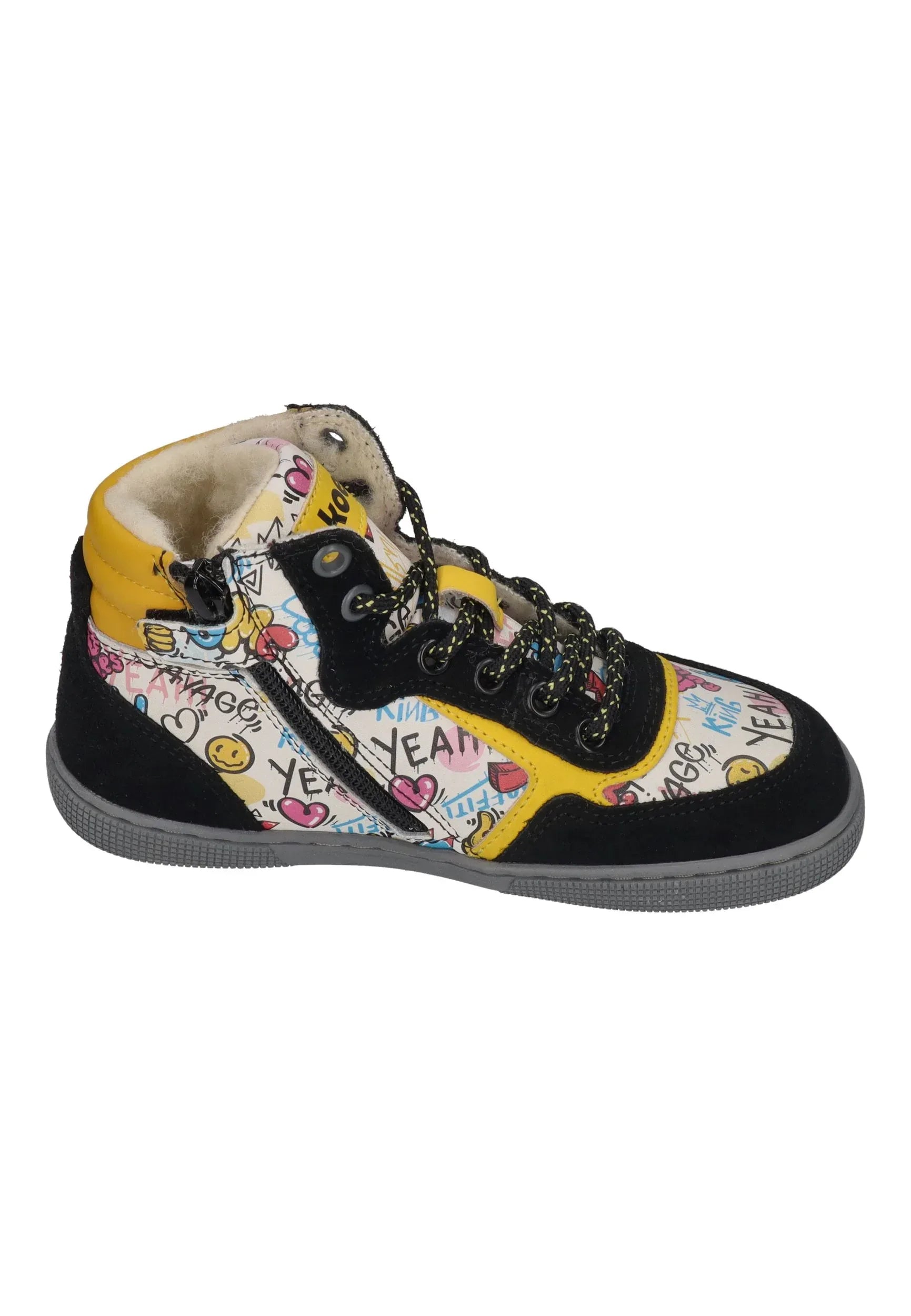 KOEL Barefoot Kinder Sneakers DANISH NAPPA 002 yellow