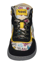 KOEL Barefoot Kinder Sneakers DANISH NAPPA 002 yellow