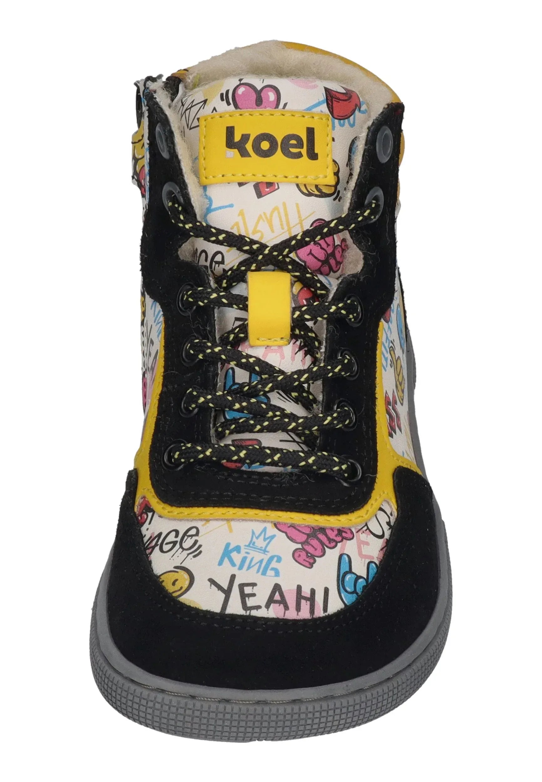 KOEL Barefoot Kinder Sneakers DANISH NAPPA 002 yellow