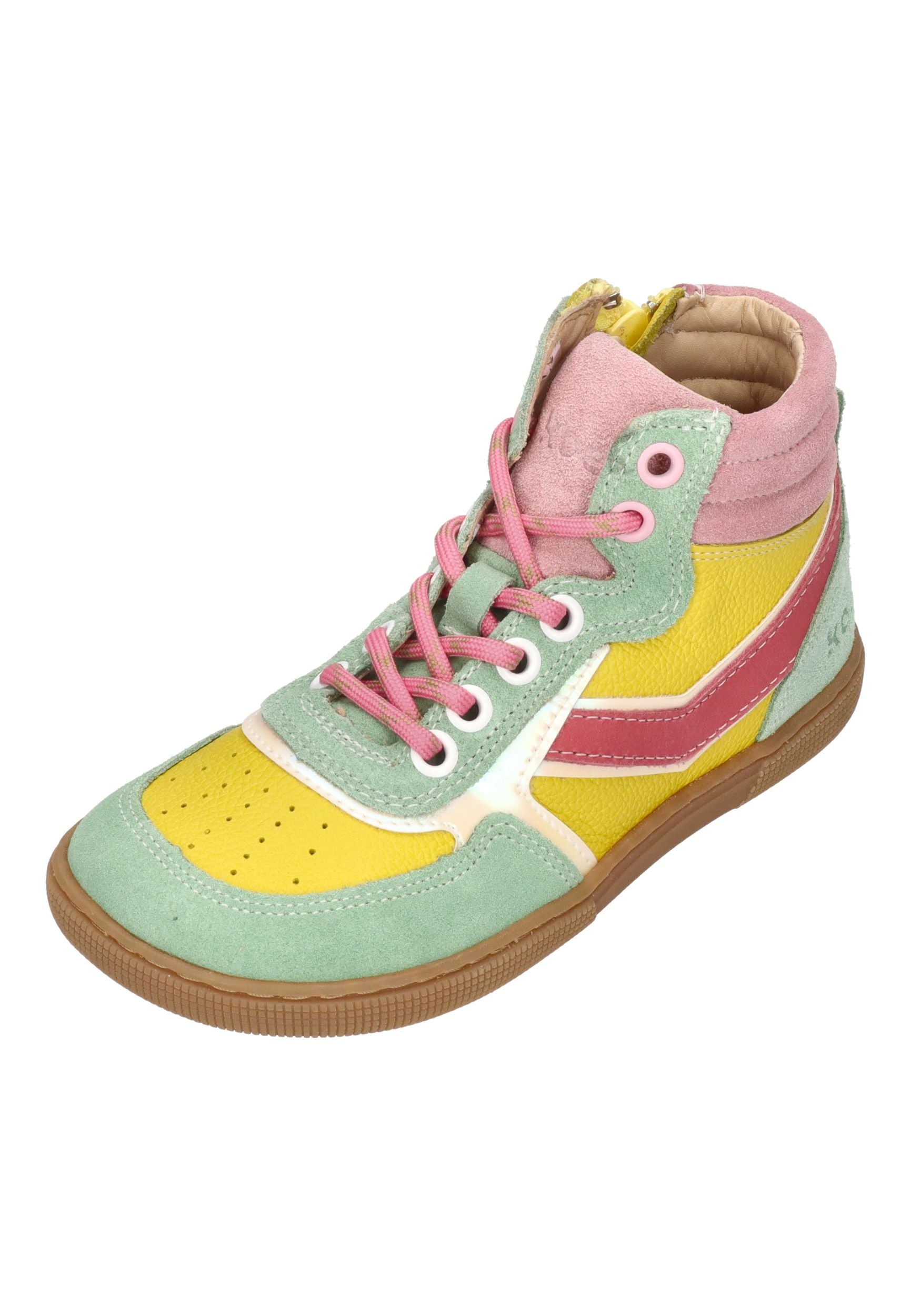 KOEL Barefoot Kinder Sneakers DANISH NAPPA 121 yellow