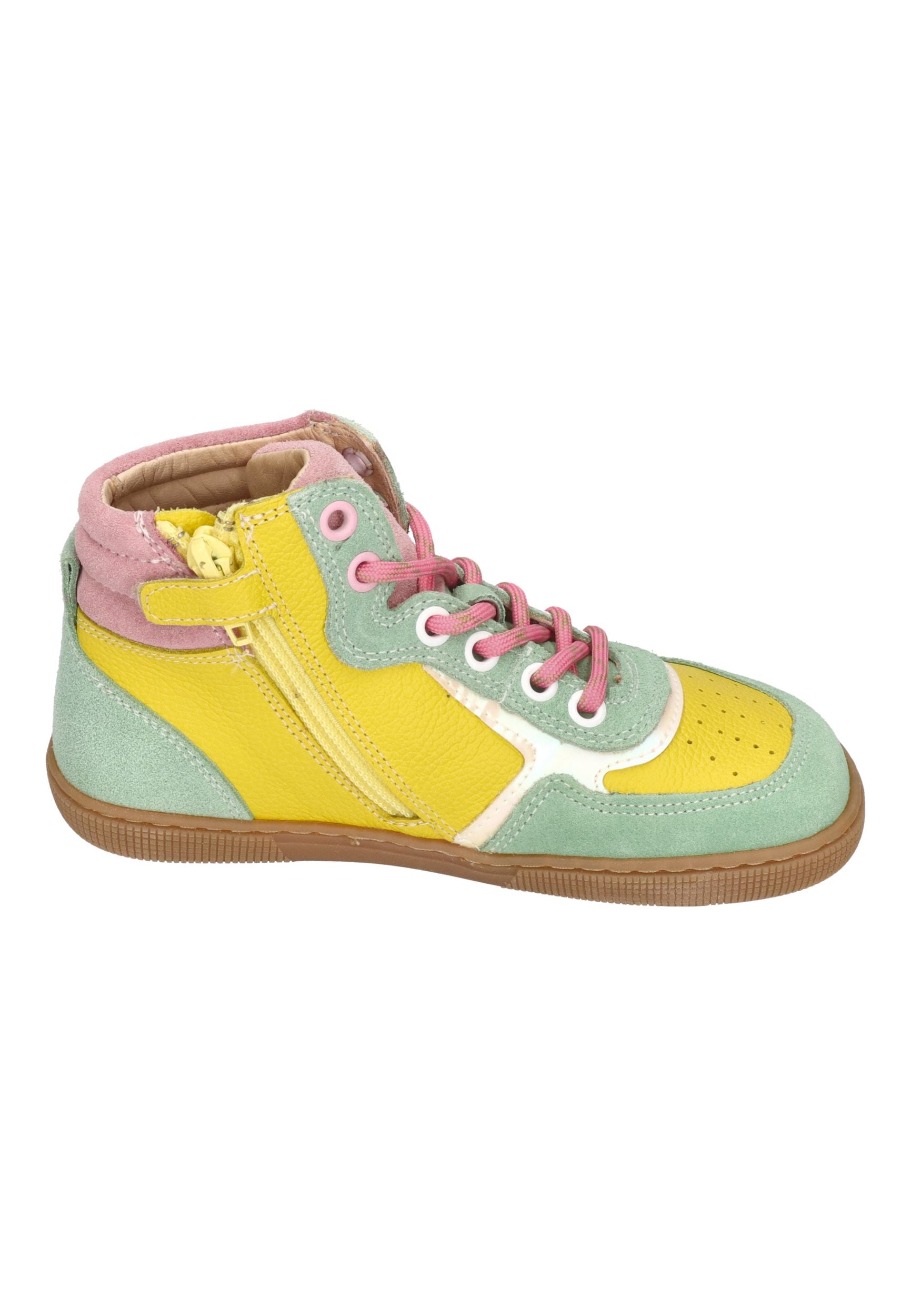 KOEL Barefoot Kinder Sneakers DANISH NAPPA 121 yellow
