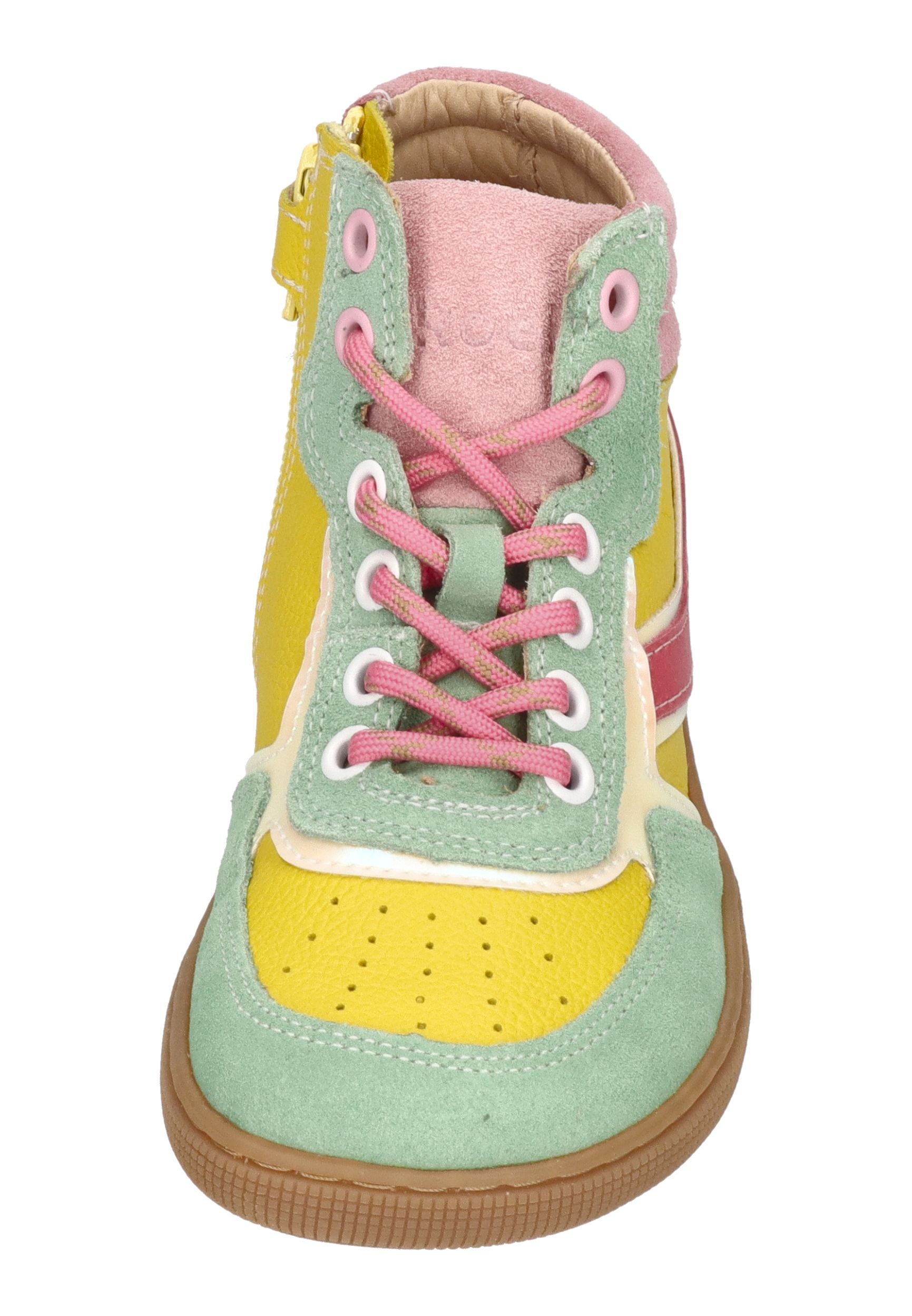 KOEL Barefoot Kinder Sneakers DANISH NAPPA 121 yellow