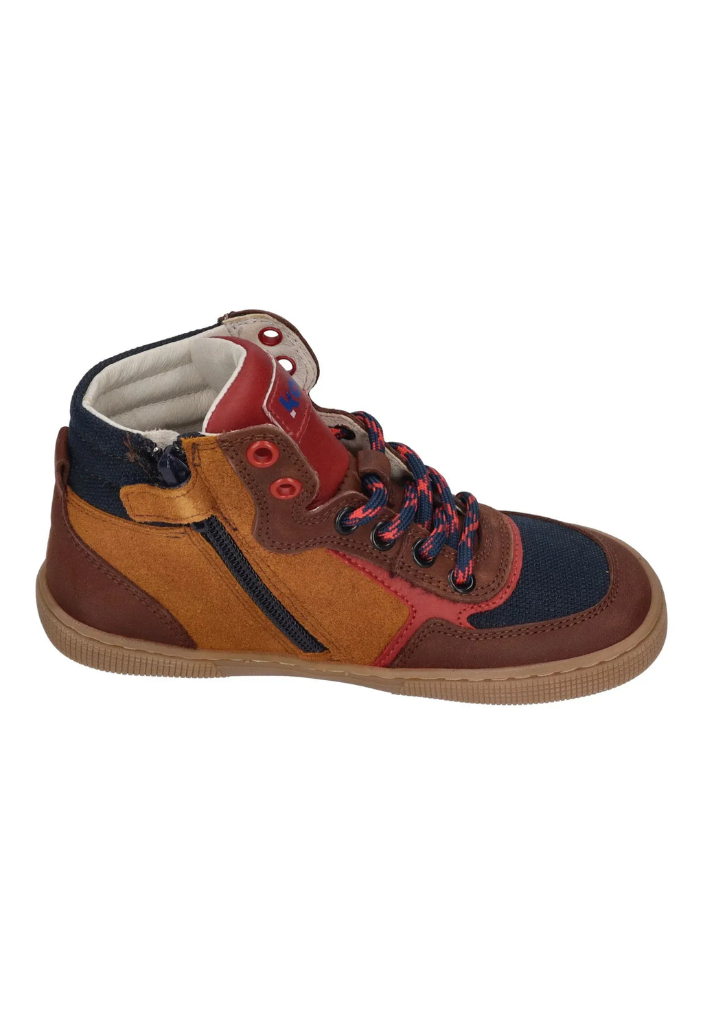 KOEL Barefoot Kinder Sneakers DANISH NAPPA 301 chocolate