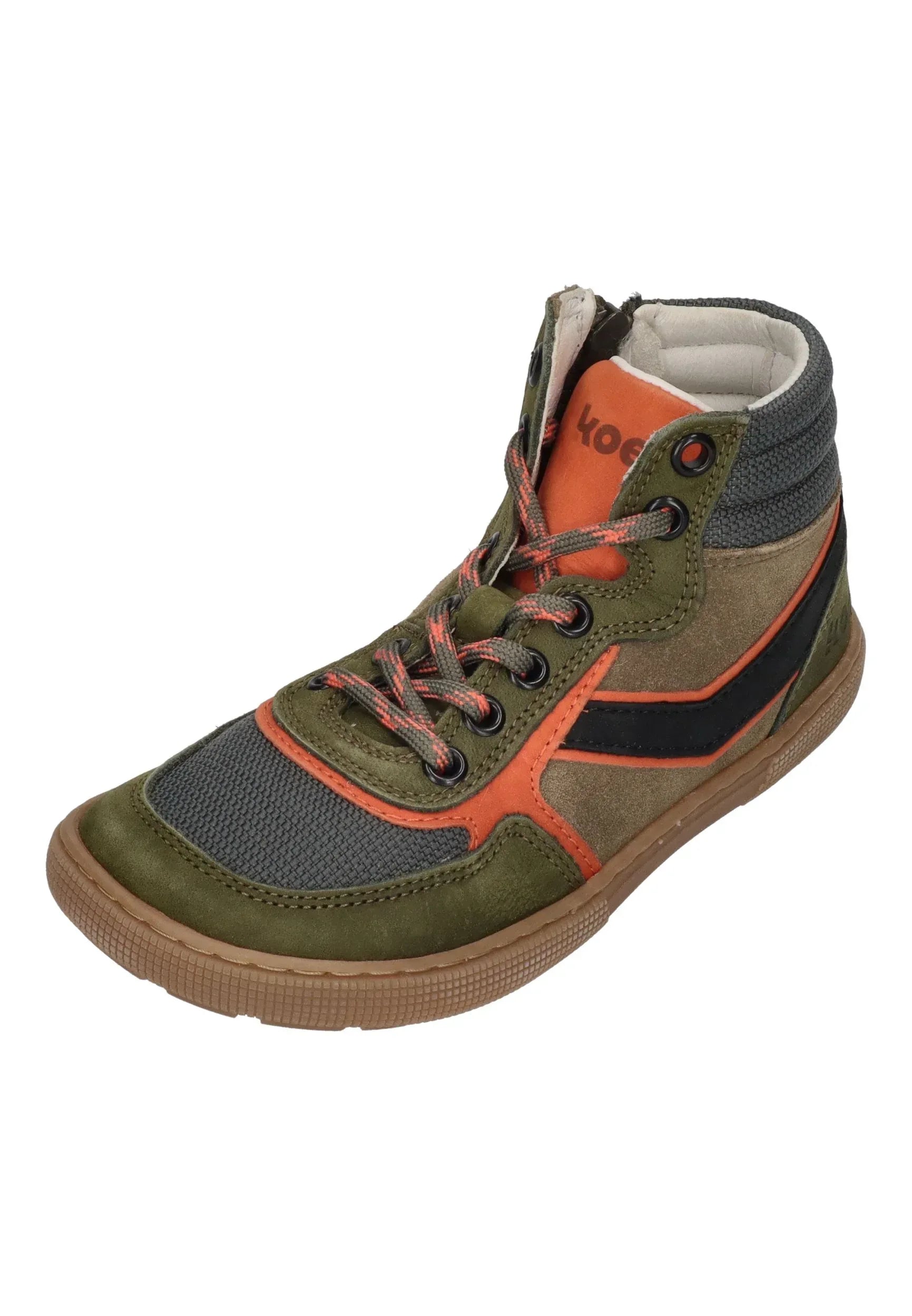 KOEL Barefoot Kinder Sneakers - DANISH NAPPA 301 - khaki - Shoedeal