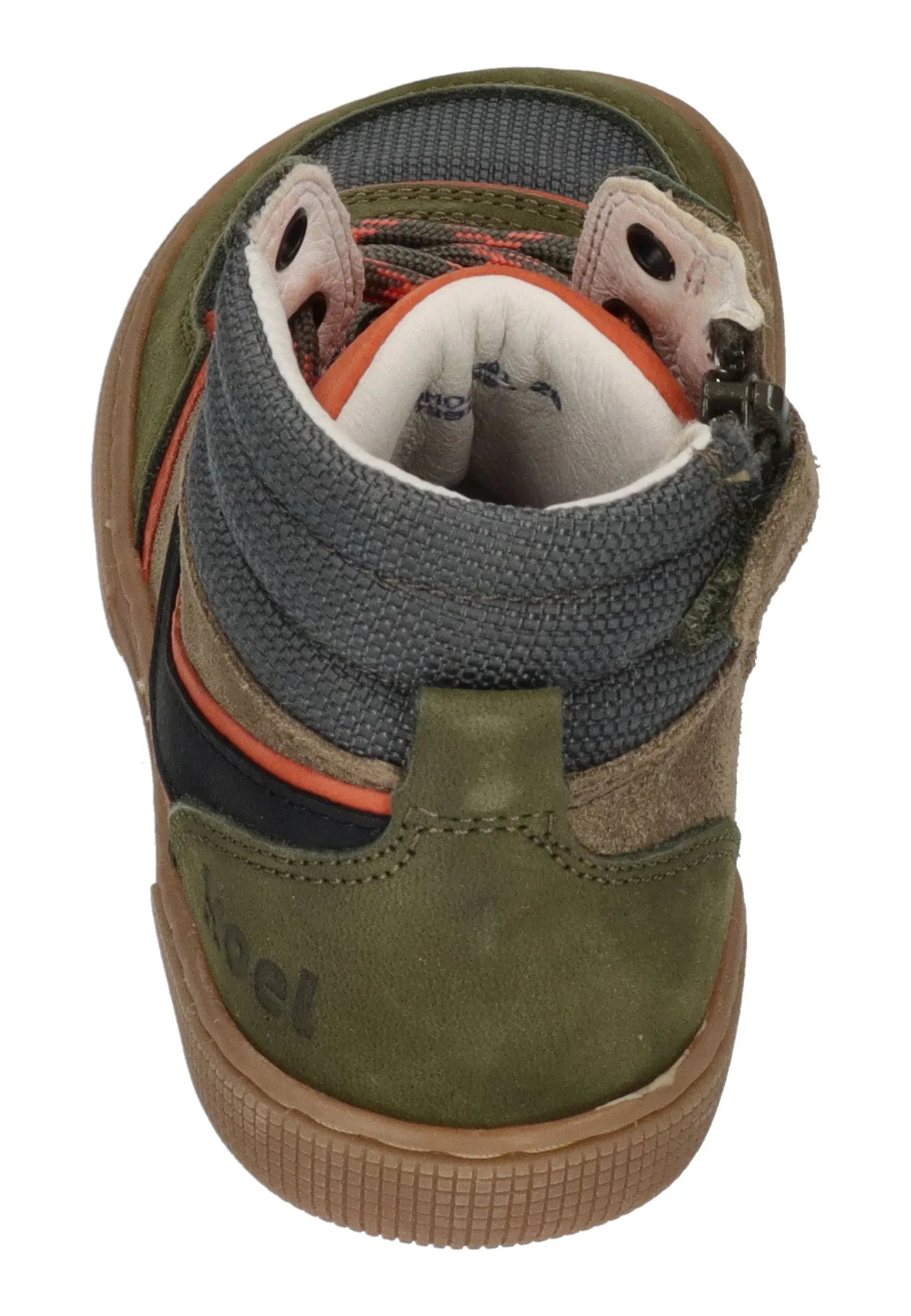 KOEL Barefoot Kinder Sneakers - DANISH NAPPA 301 - khaki - Shoedeal