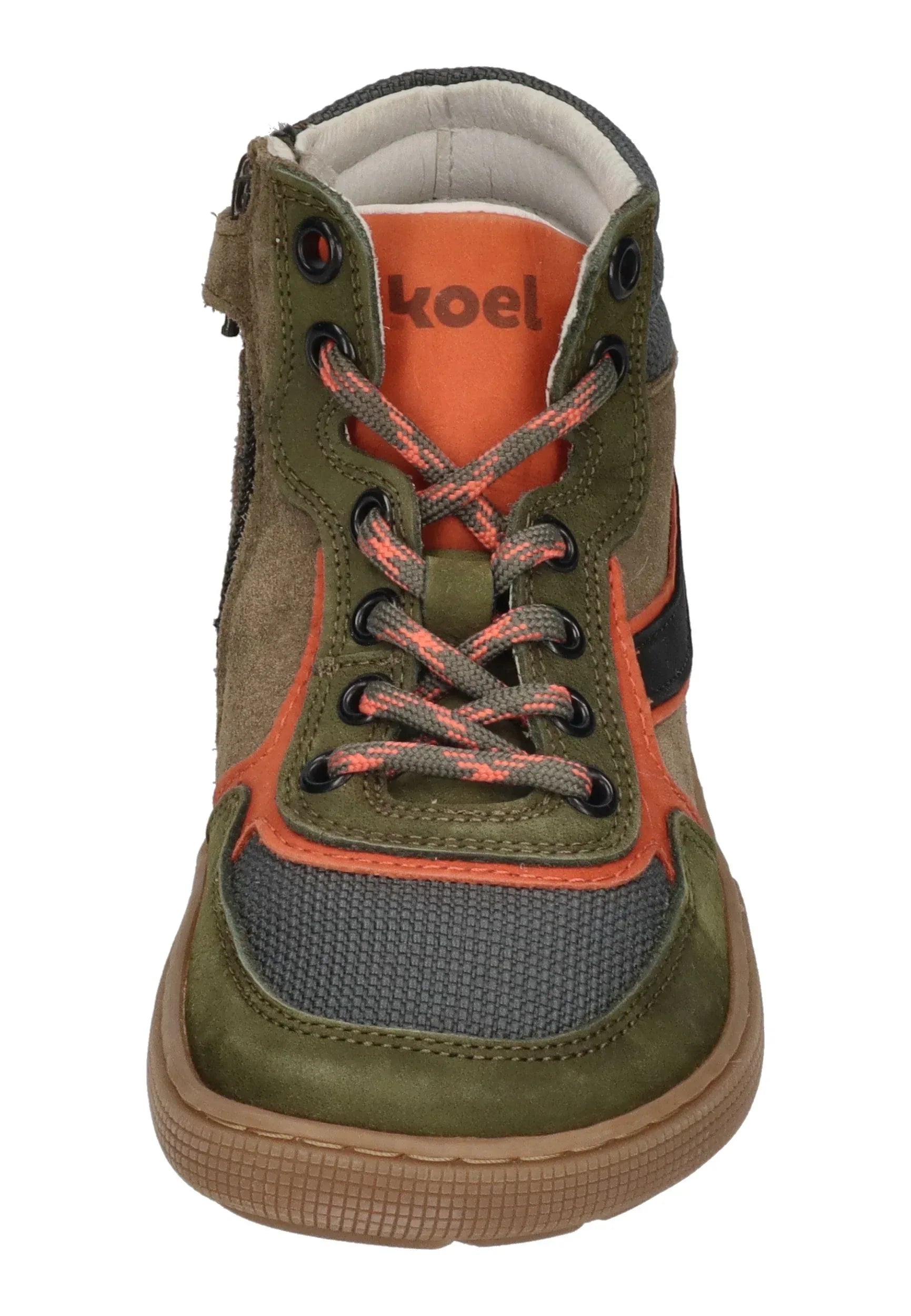 KOEL Barefoot Kinder Sneakers - DANISH NAPPA 301 - khaki - Shoedeal
