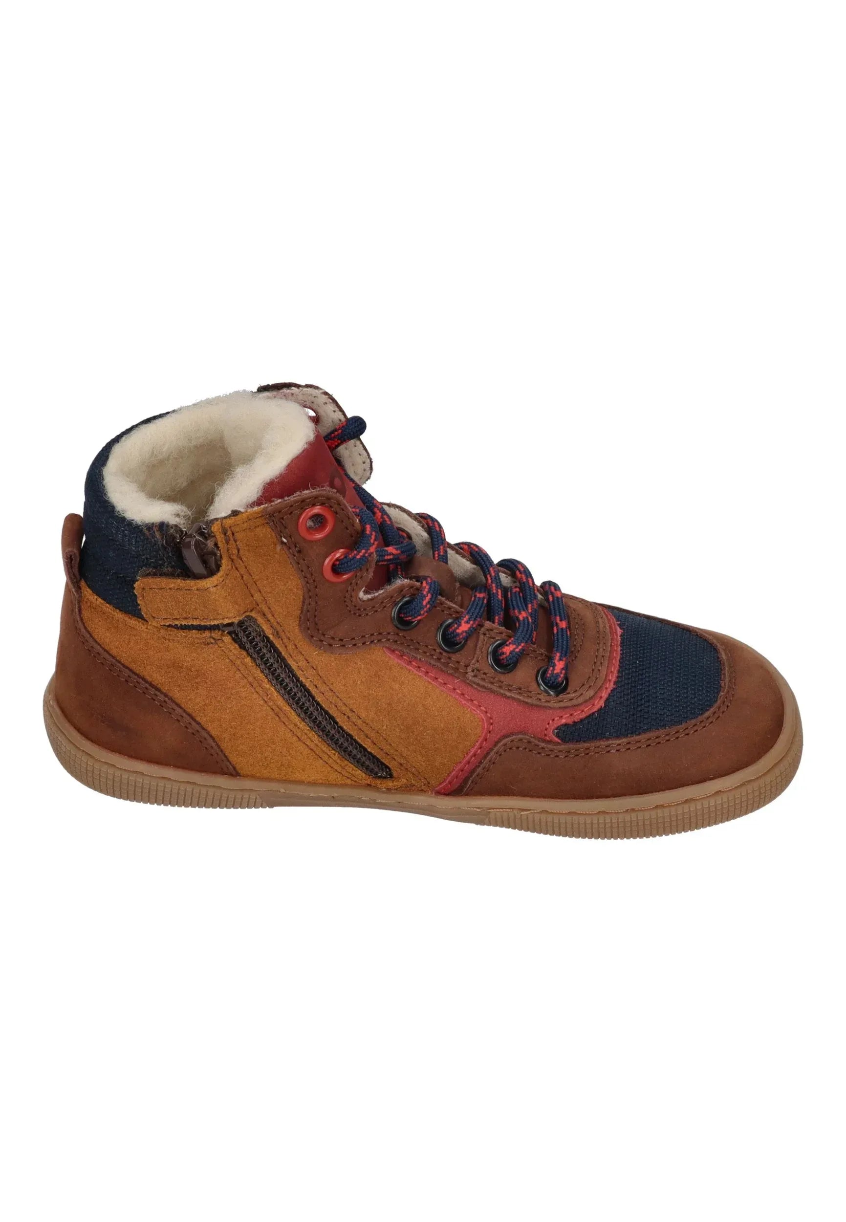 KOEL Barefoot Kinder Sneakers DANISH NAPPA 302 chocolate