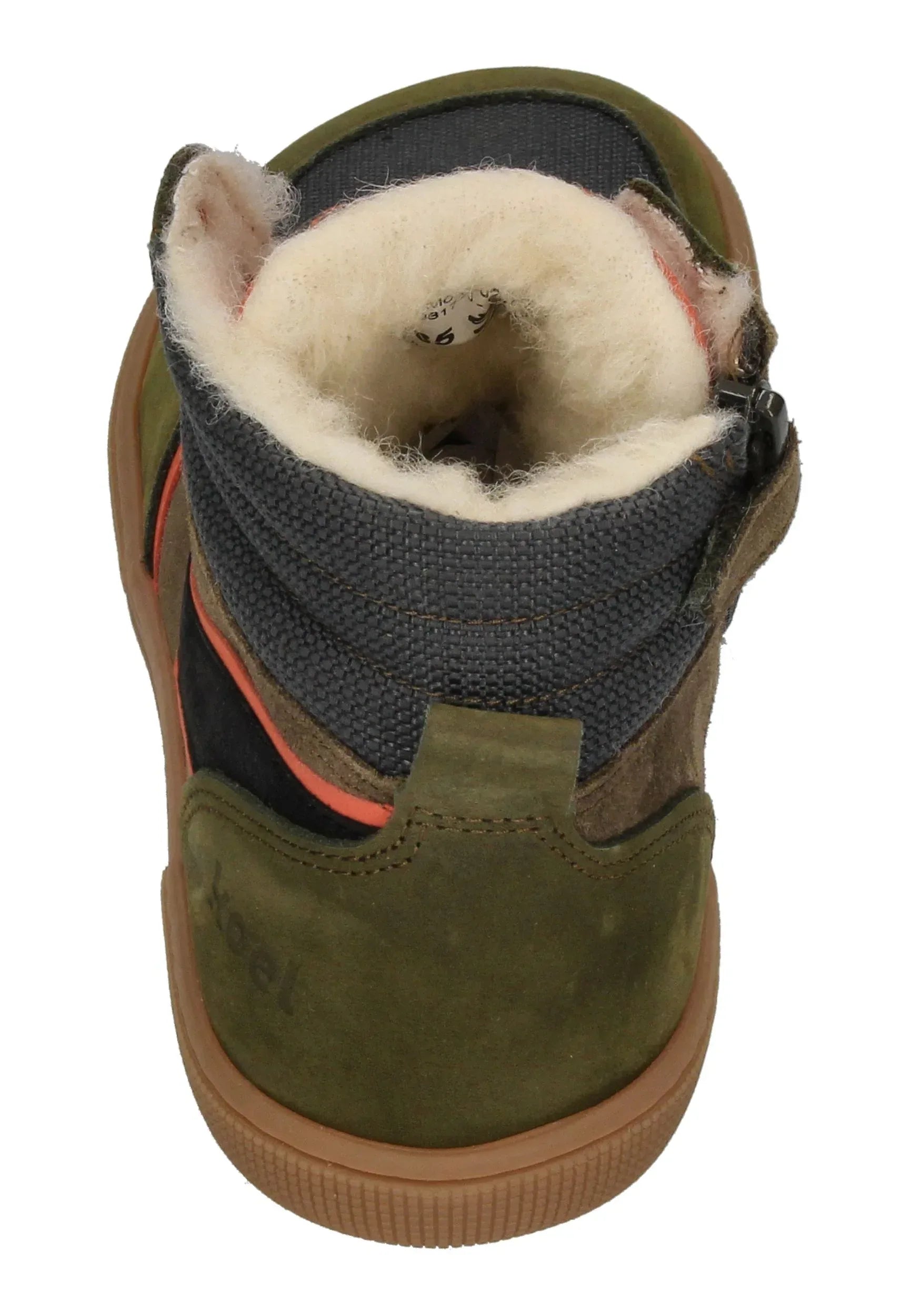 KOEL Barefoot Kinder Sneakers DANISH NAPPA 302 khaki