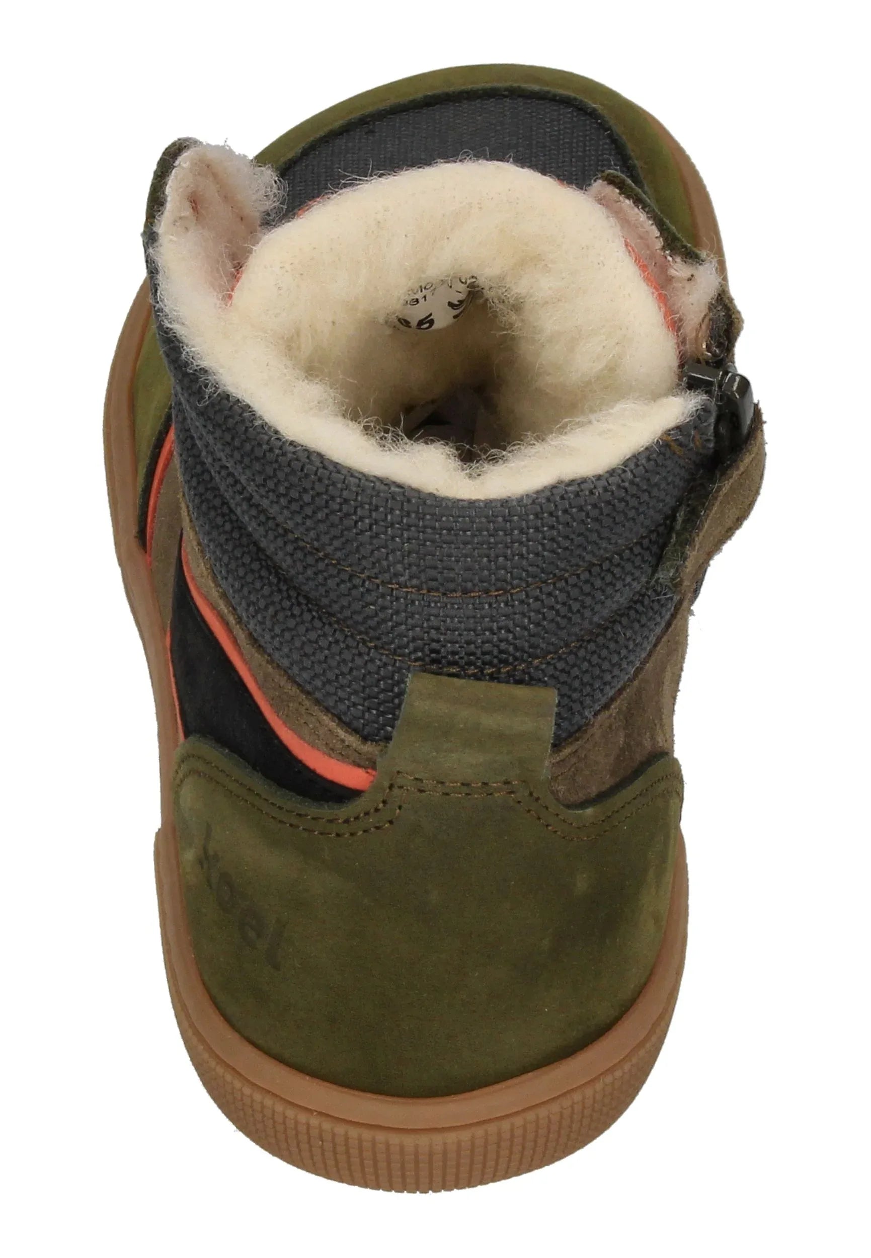 KOEL Barefoot Teenager Sneakers DANISH NAPPA 302 khaki